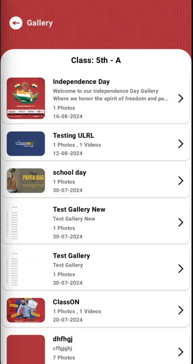 Class ON - Parents App | Indus Appstore | Screenshot