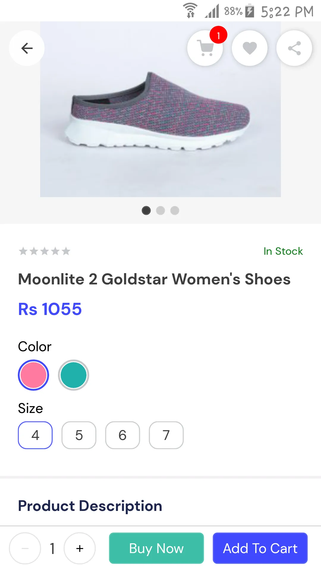 Goldstar Shoes | Indus Appstore | Screenshot