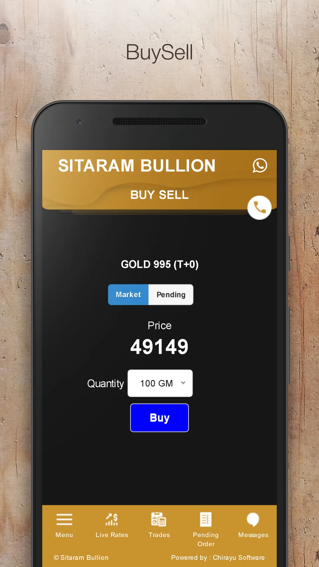 Sitaram Bullion | Indus Appstore | Screenshot