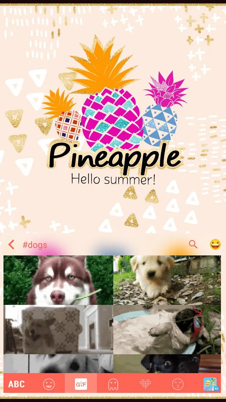 Pineapple Keyboard Theme | Indus Appstore | Screenshot