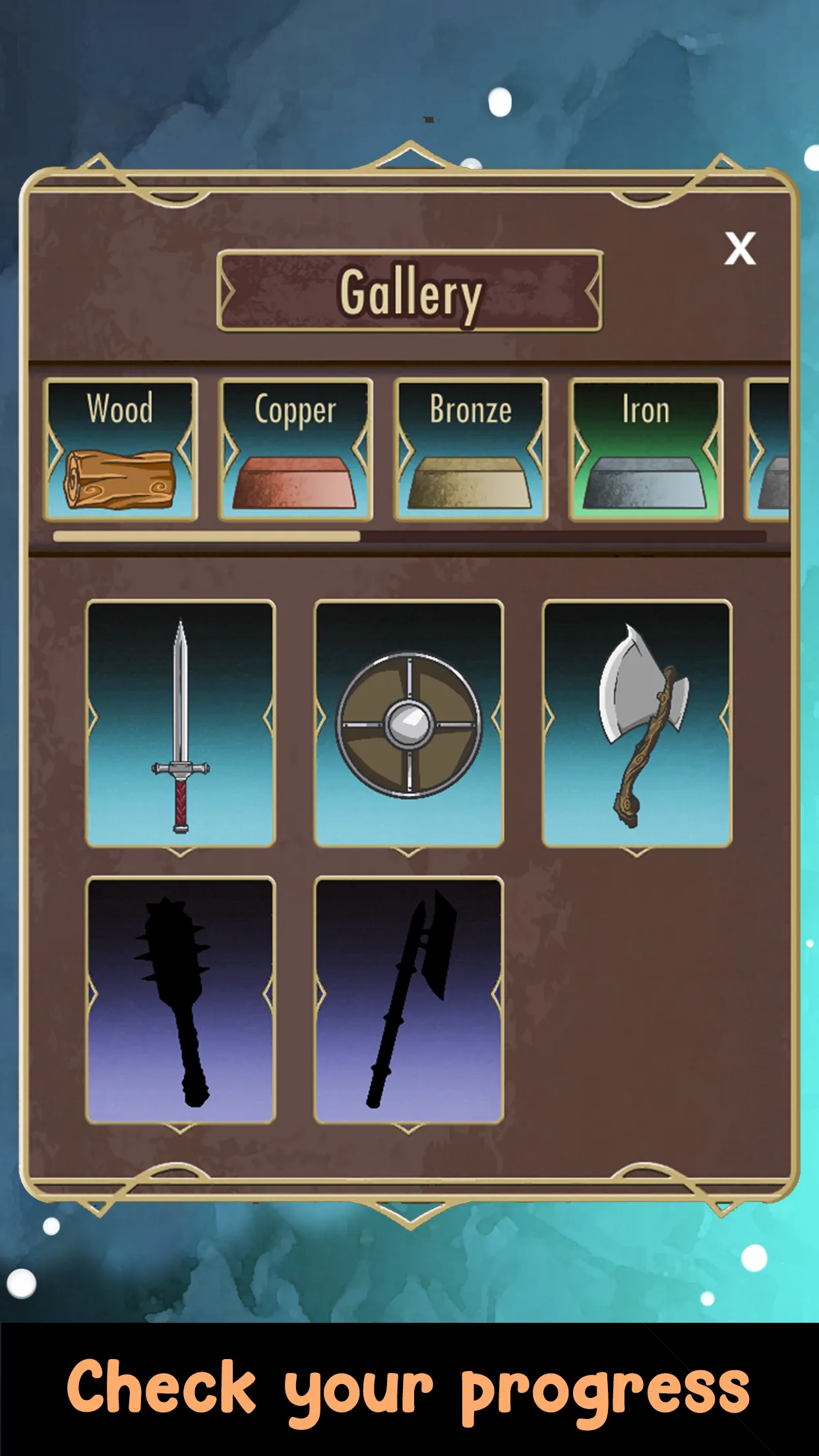 Medieval Clicker Blacksmith | Indus Appstore | Screenshot