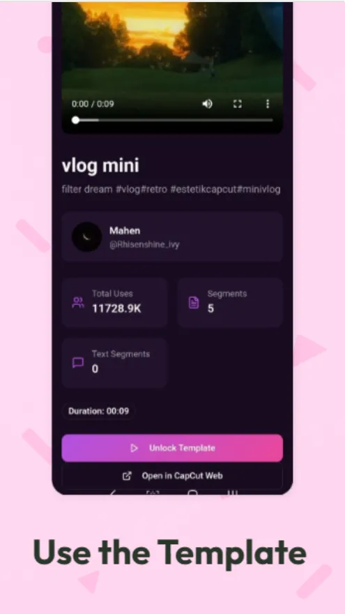 CapCut Template Finder | Indus Appstore | Screenshot