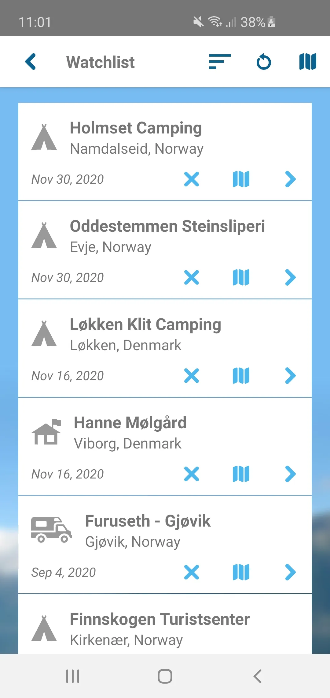 NorCamp - Scandinavia Camping | Indus Appstore | Screenshot