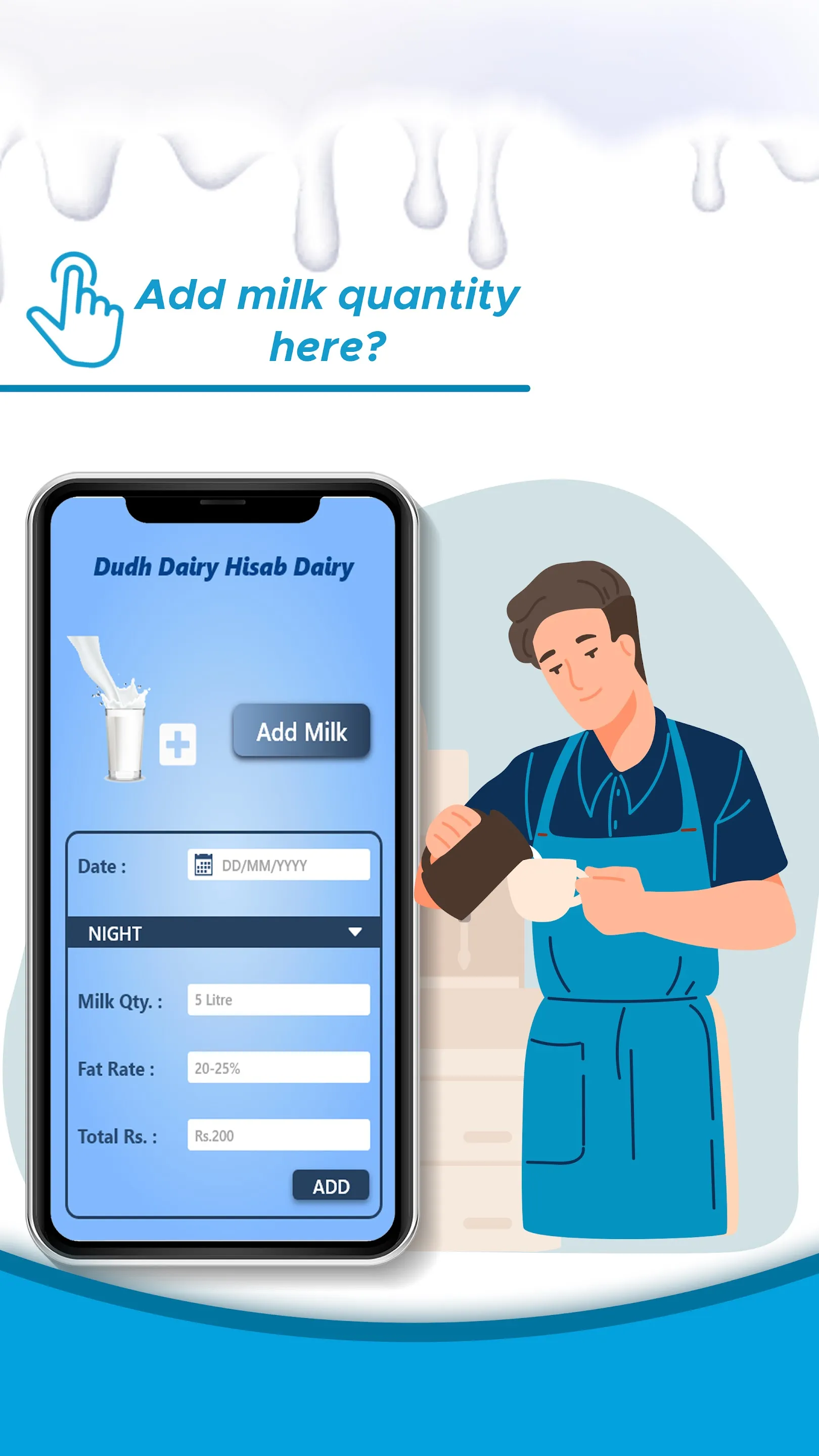 Dudh Dairy Hisab Dayri | Indus Appstore | Screenshot