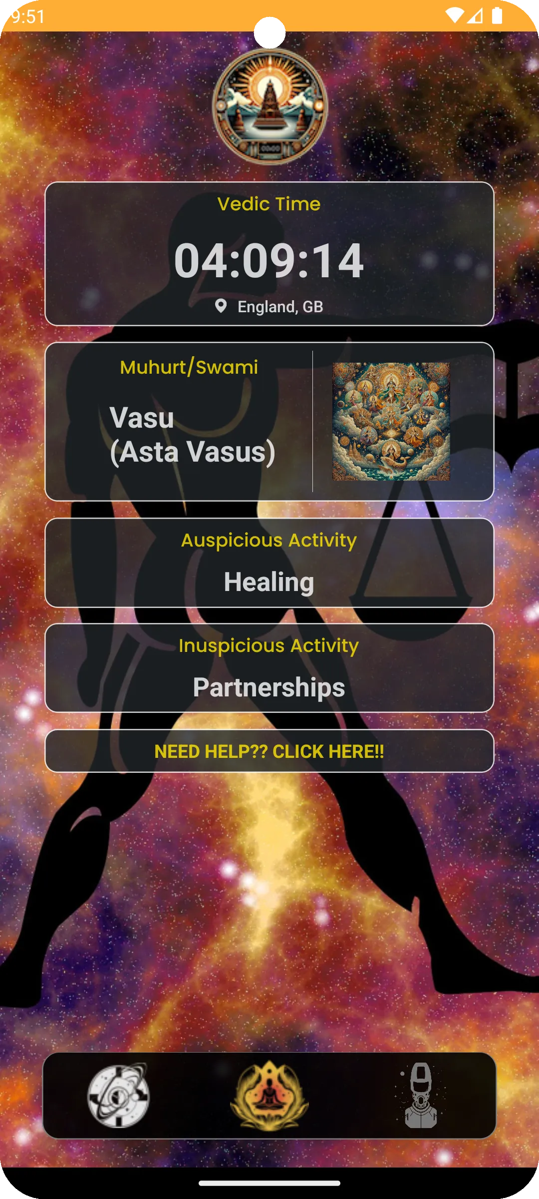 Vedic Cosmic Clock | Indus Appstore | Screenshot