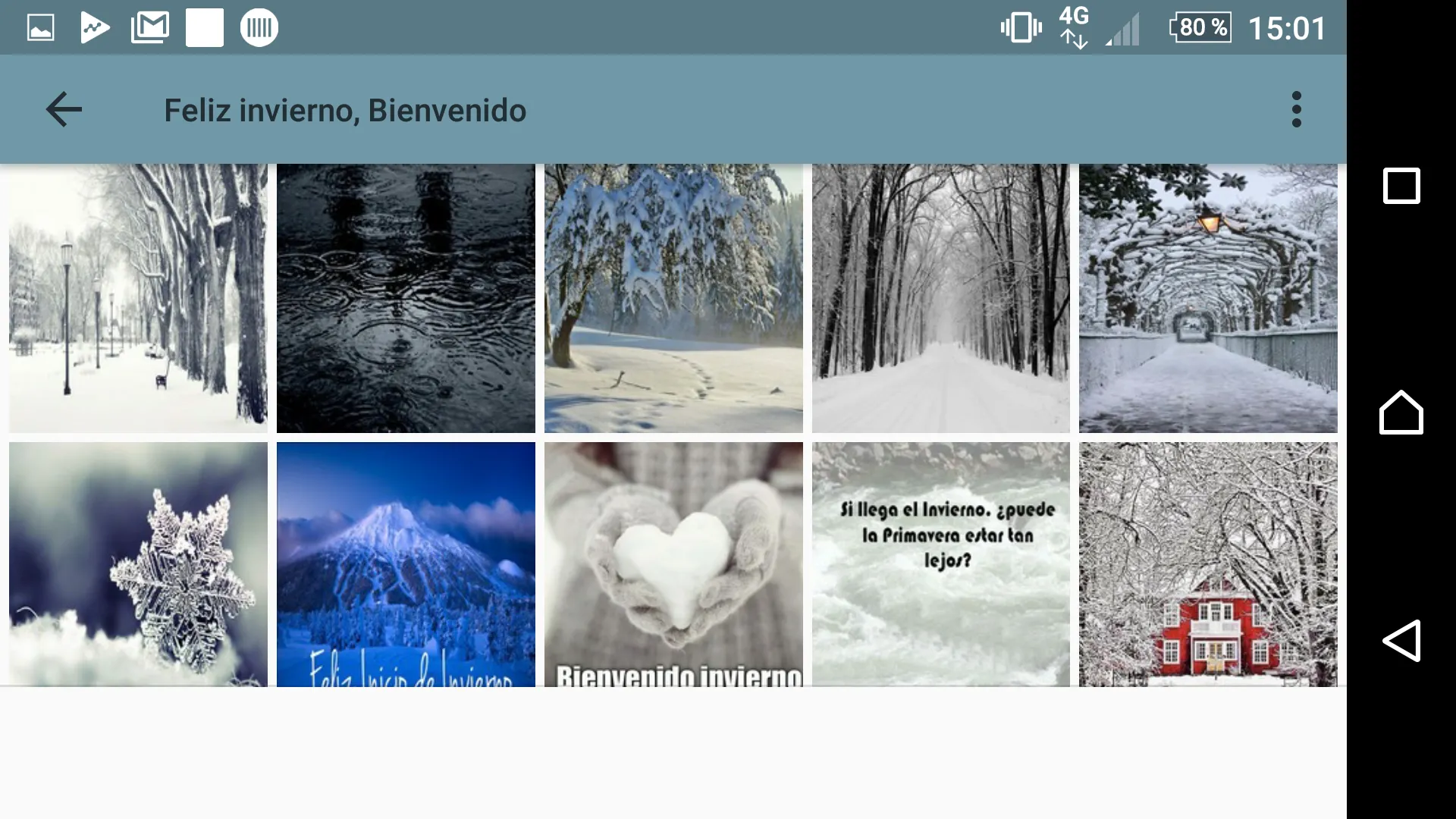 INVIERNO, HOLA NIEVE Y FRIO | Indus Appstore | Screenshot