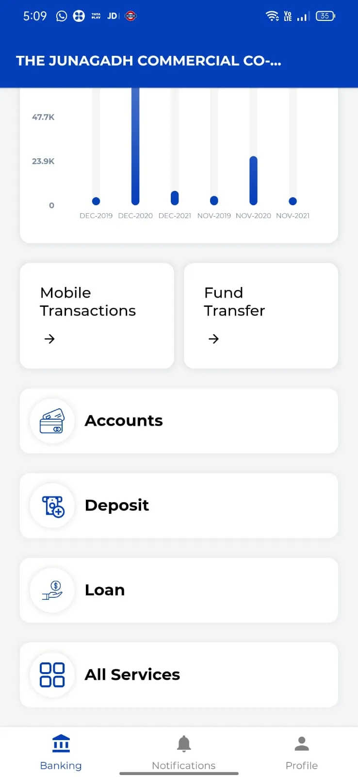 JCOM Mobile Banking | Indus Appstore | Screenshot