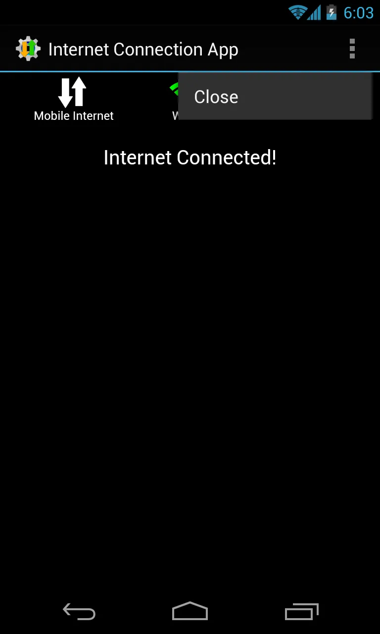 internet connection | Indus Appstore | Screenshot