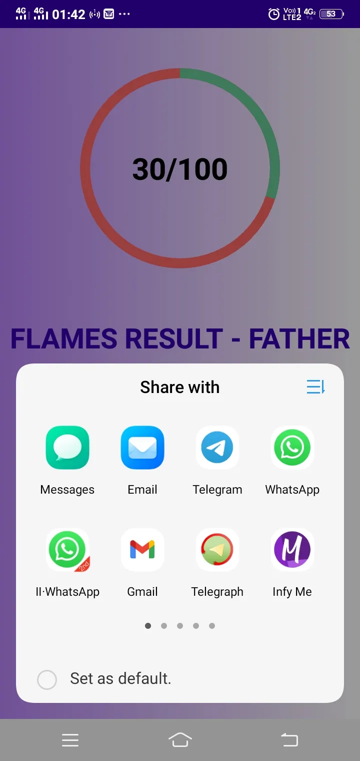 FLAMES Love Meter Test By Name | Indus Appstore | Screenshot