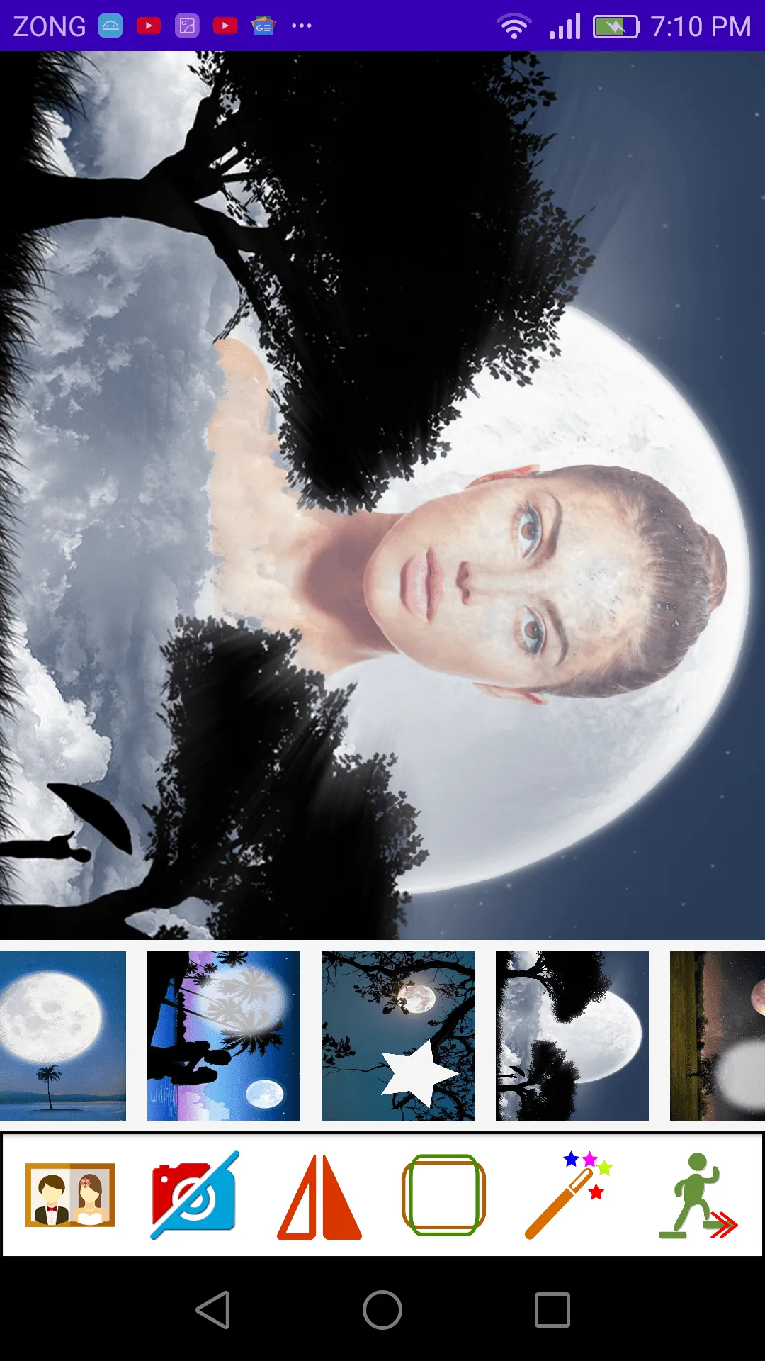 Romantic Moon Photo Montage | Indus Appstore | Screenshot