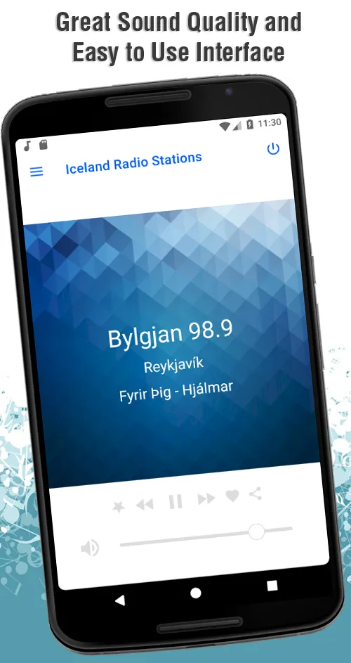 Iceland Radio Stations | Indus Appstore | Screenshot