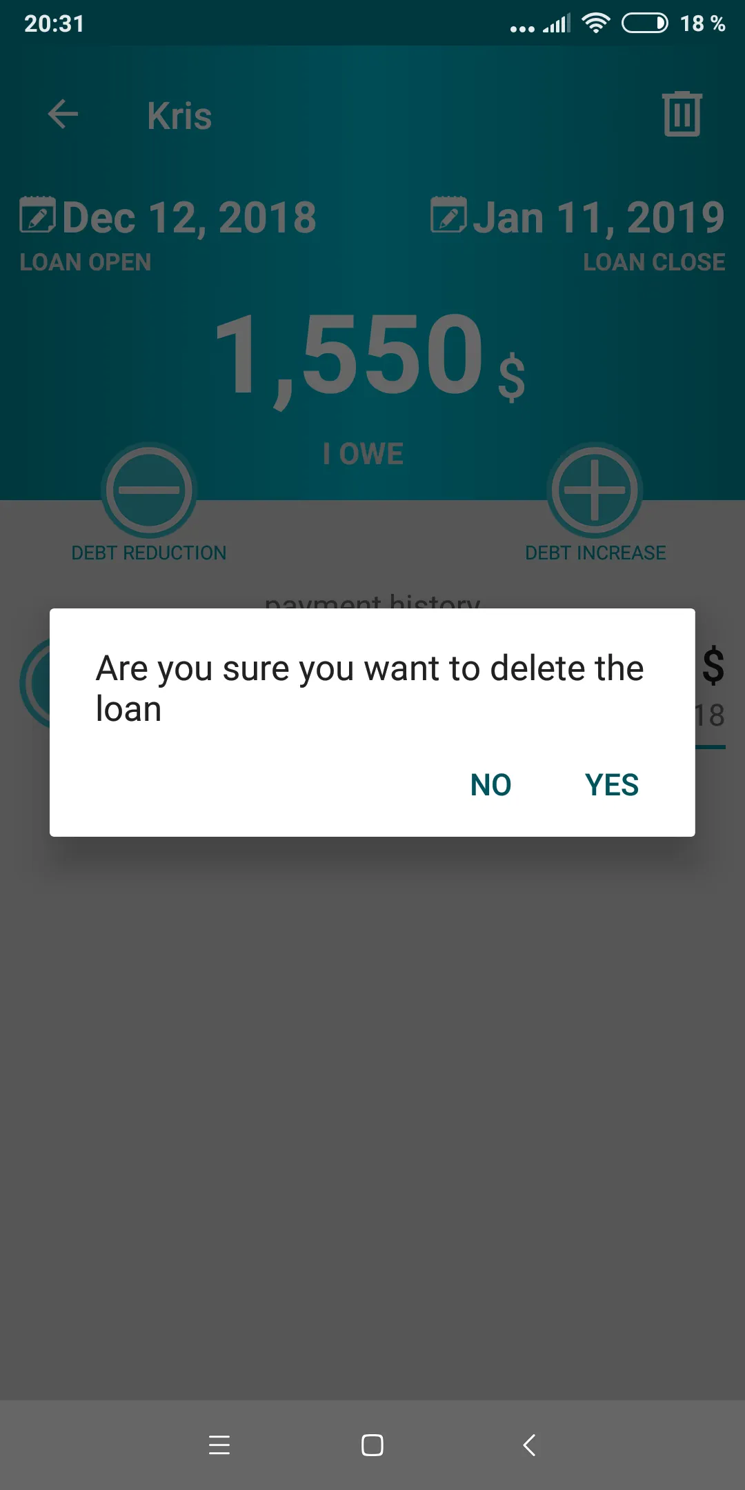 My Debts | Indus Appstore | Screenshot