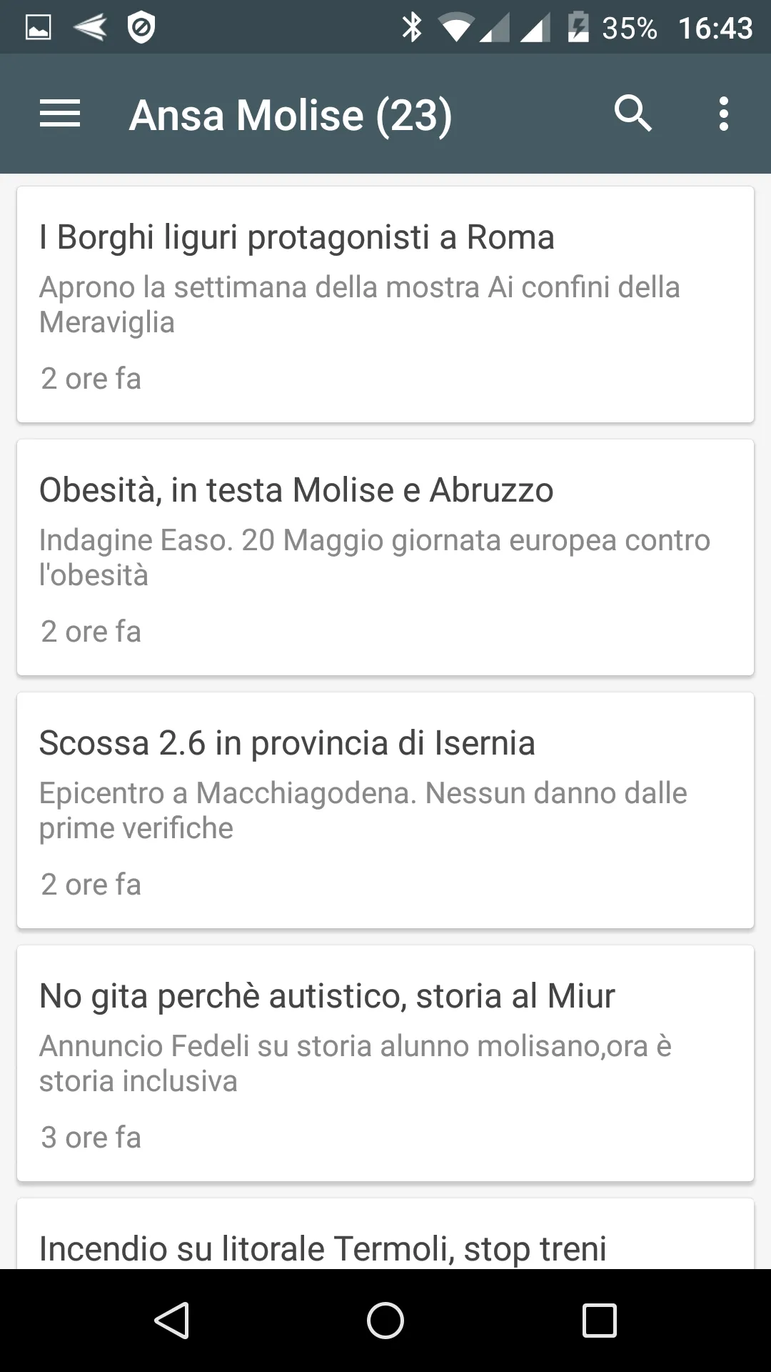 Molise notizie locali | Indus Appstore | Screenshot