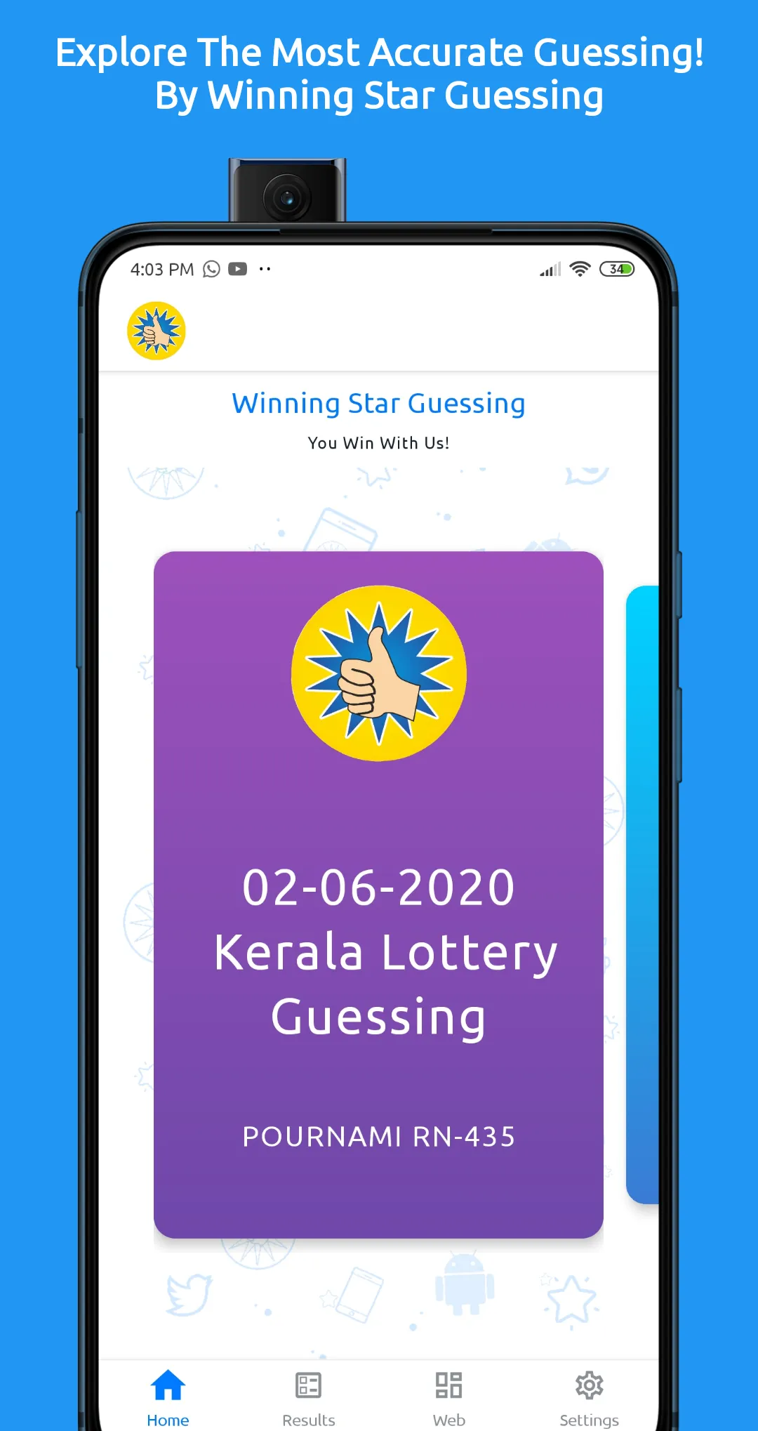 Winning Star Guessing | Indus Appstore | Screenshot