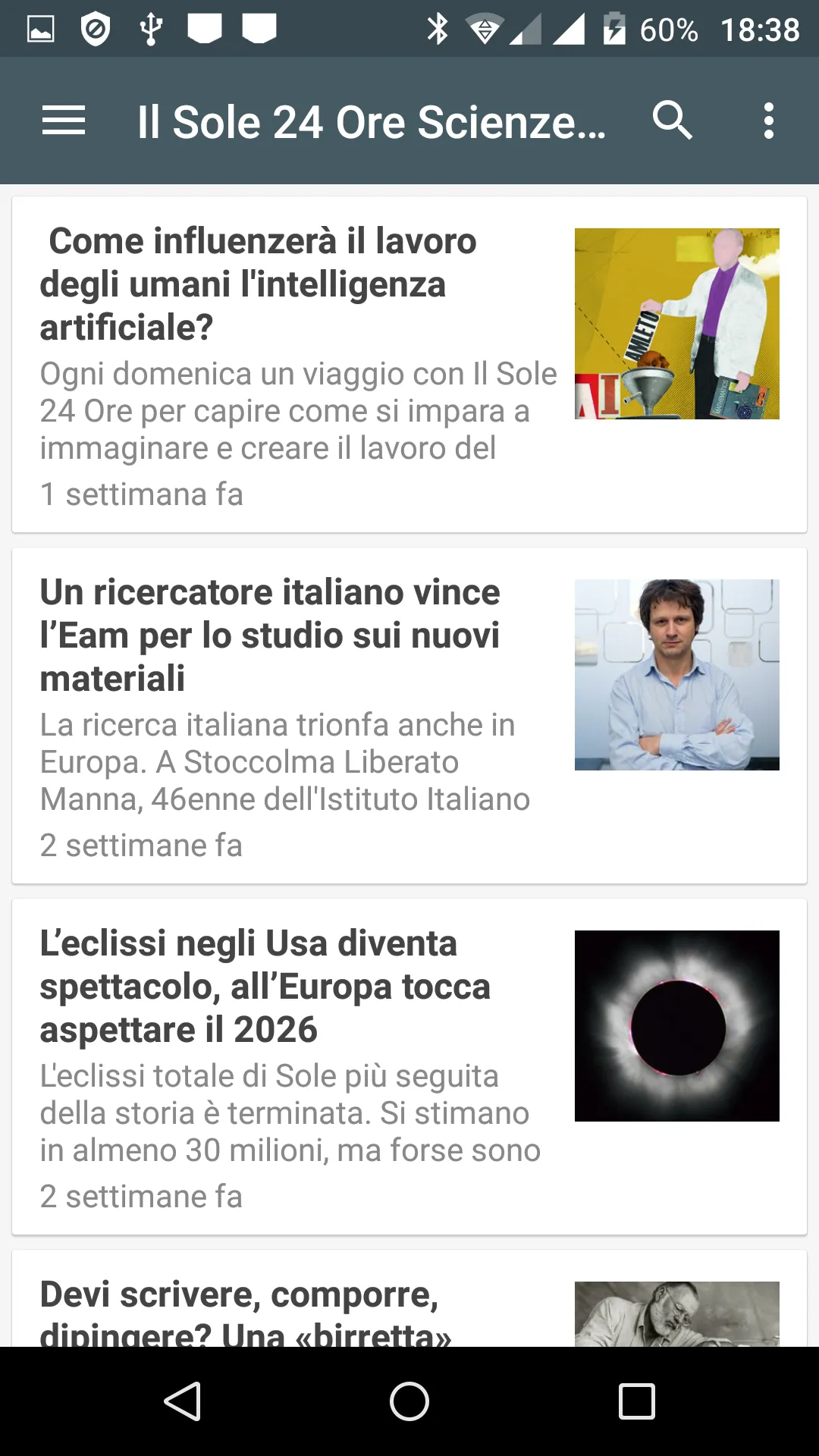 Scienze News | Indus Appstore | Screenshot