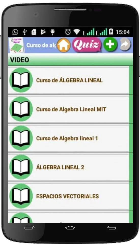 Curso de álgebra lineal | Indus Appstore | Screenshot