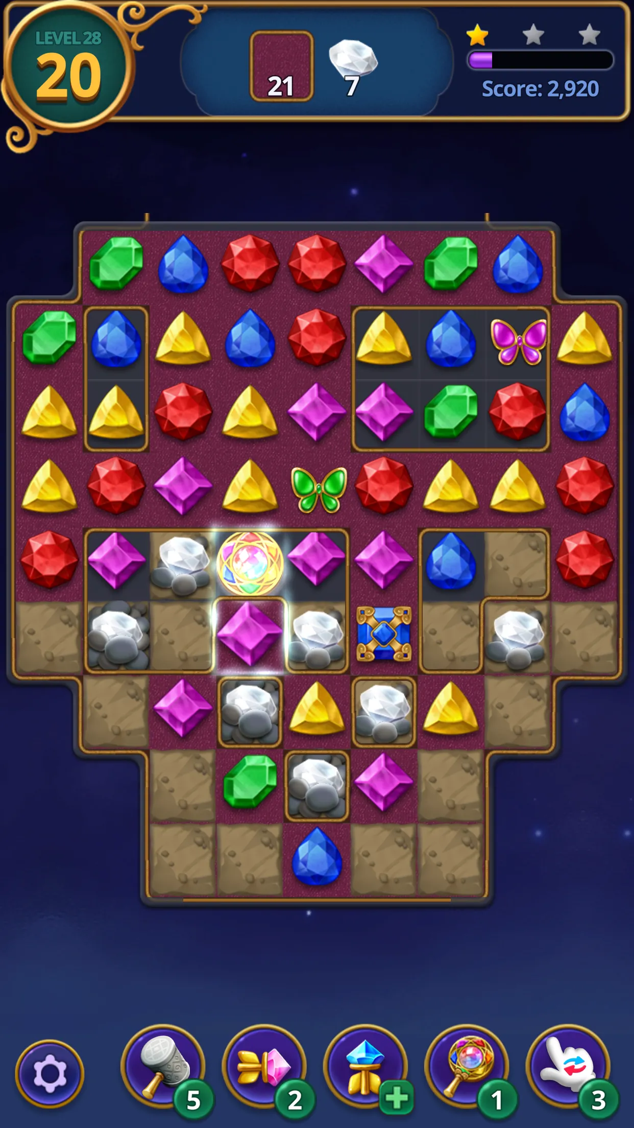 Jewels Magic : King’s Diamond | Indus Appstore | Screenshot