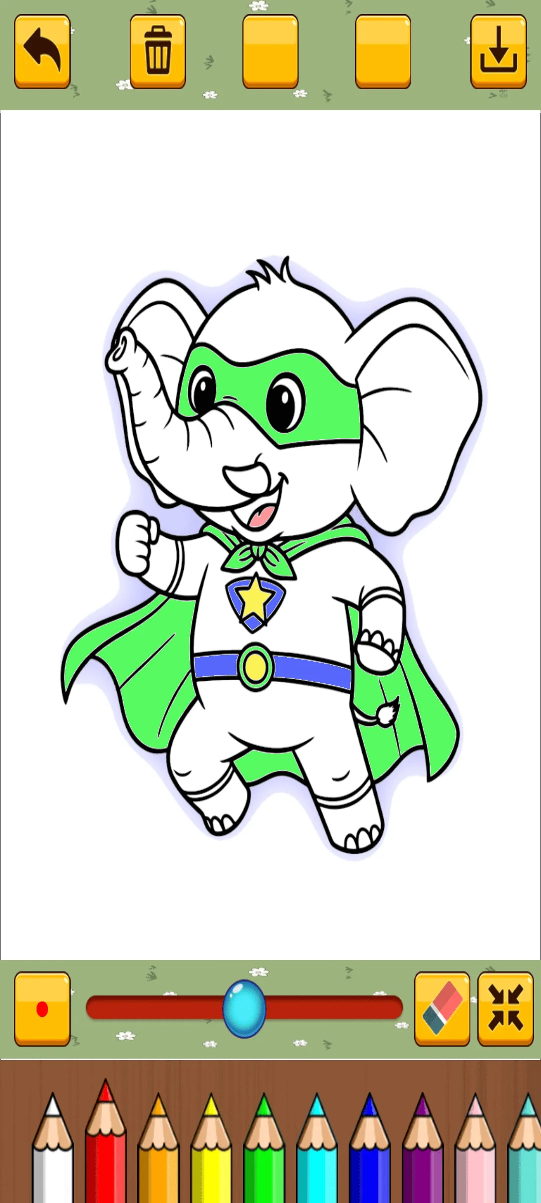 Elephant Coloring | Indus Appstore | Screenshot