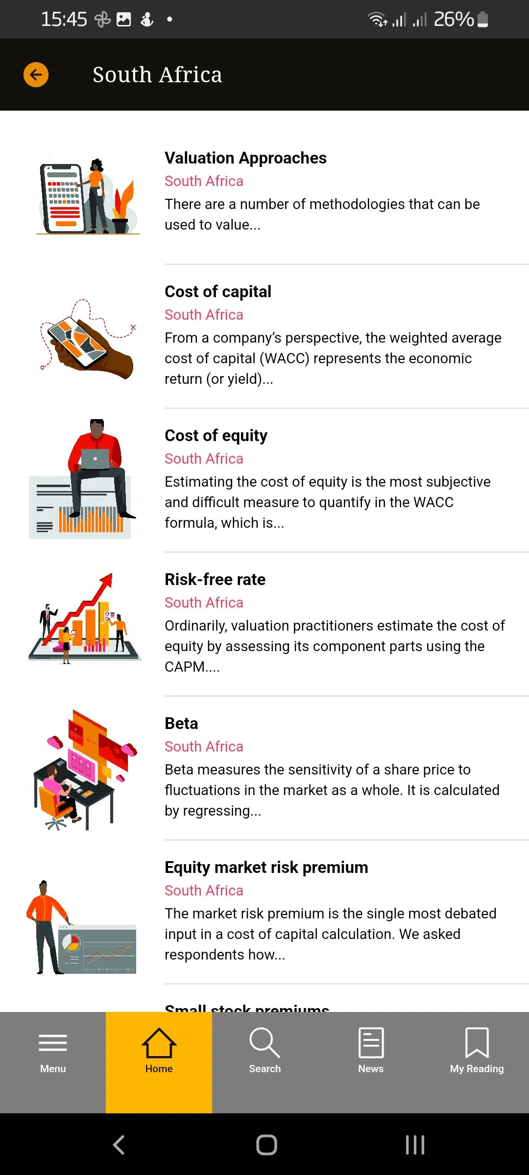 PwC Africa Valuation Survey | Indus Appstore | Screenshot