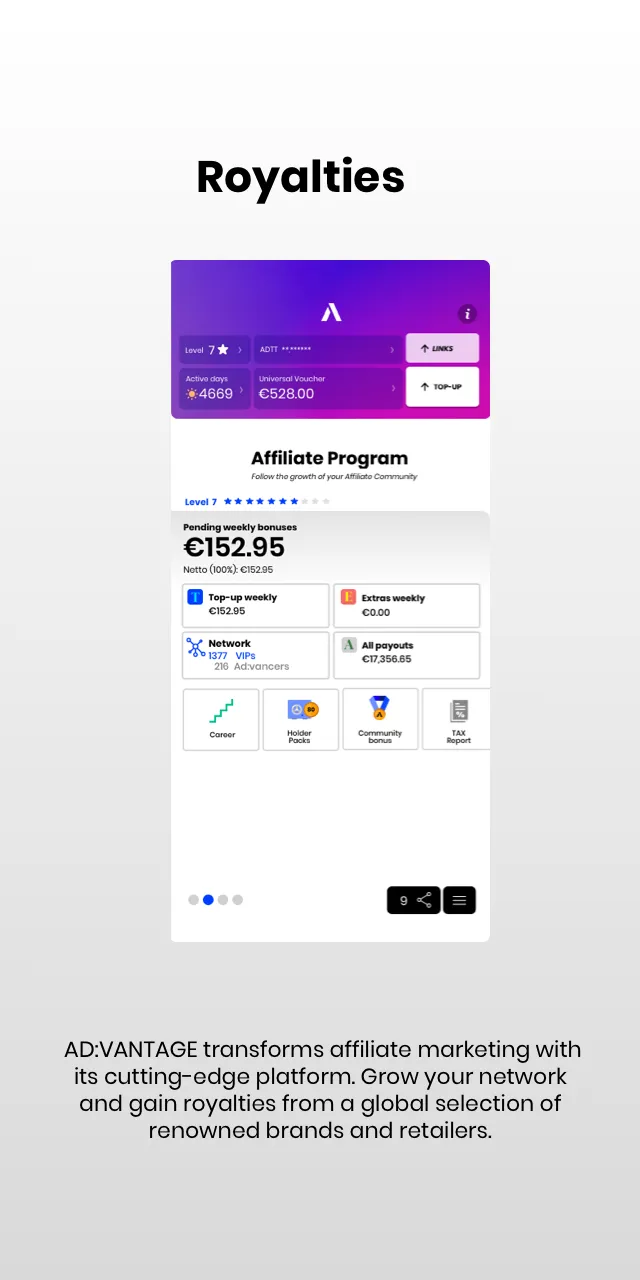 Ad:vantage Affiliate Community | Indus Appstore | Screenshot