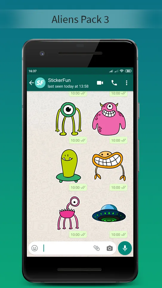 Alien Stickers - WAStickerApps | Indus Appstore | Screenshot