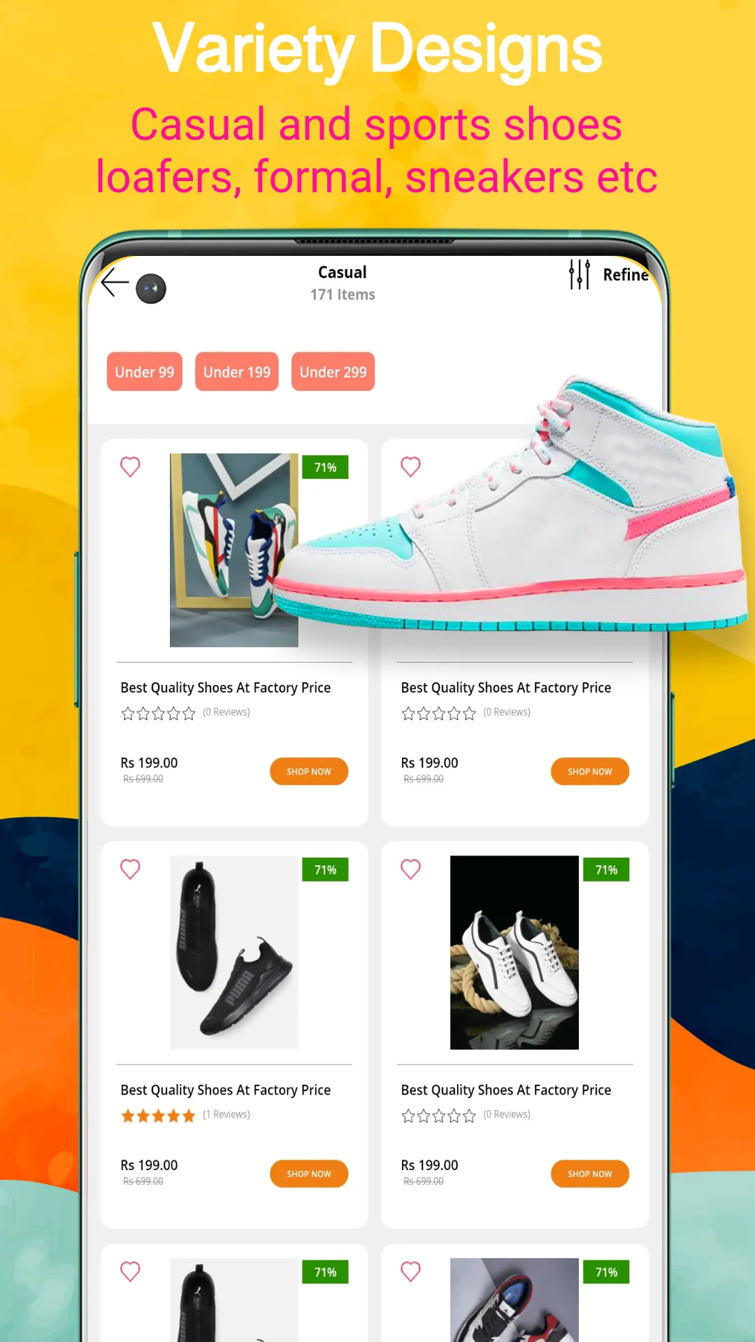 Men Shoes Online Shopping app | Indus Appstore | Screenshot