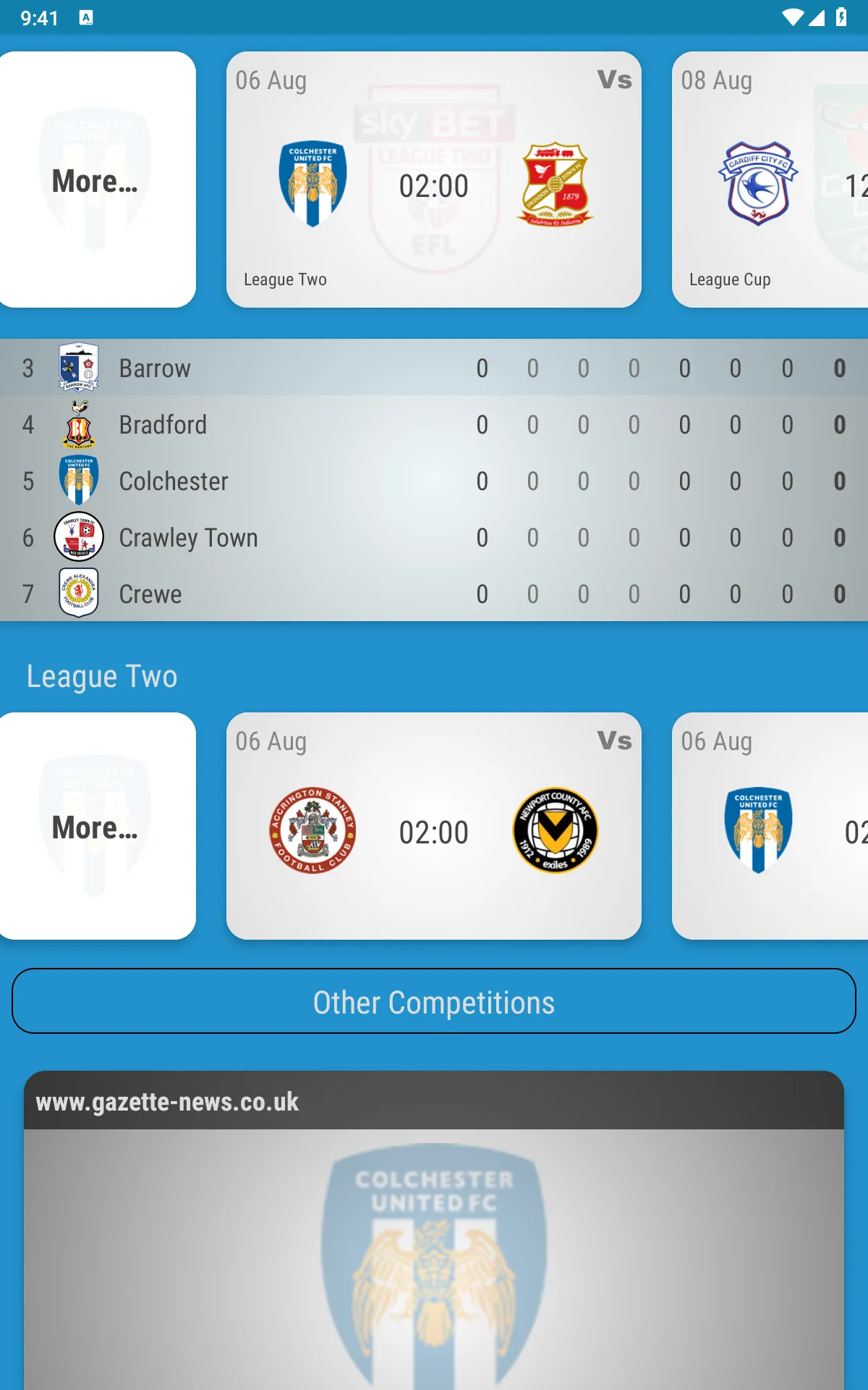 Colchester United Fan App | Indus Appstore | Screenshot