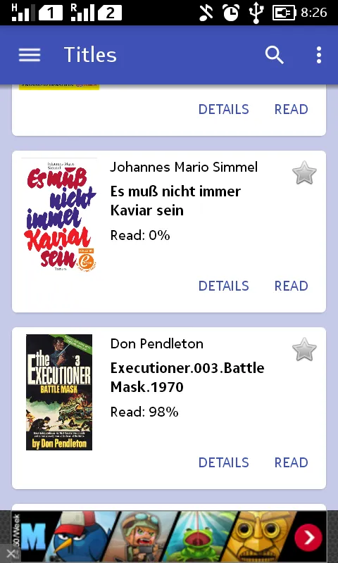 FBReader Bookshelf | Indus Appstore | Screenshot