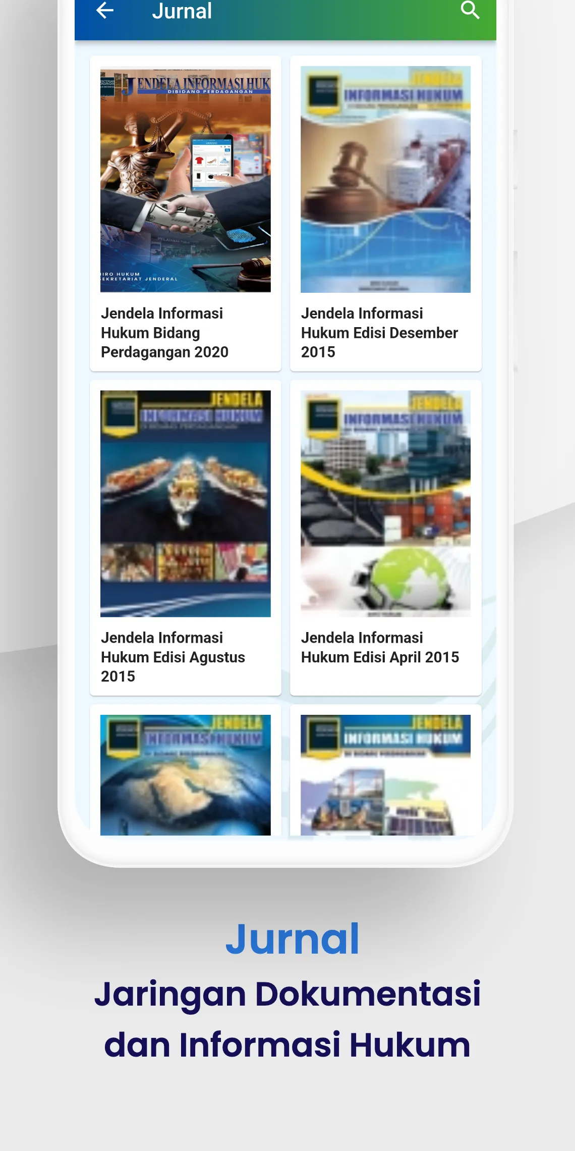 JDIH Kementerian Perdagangan | Indus Appstore | Screenshot