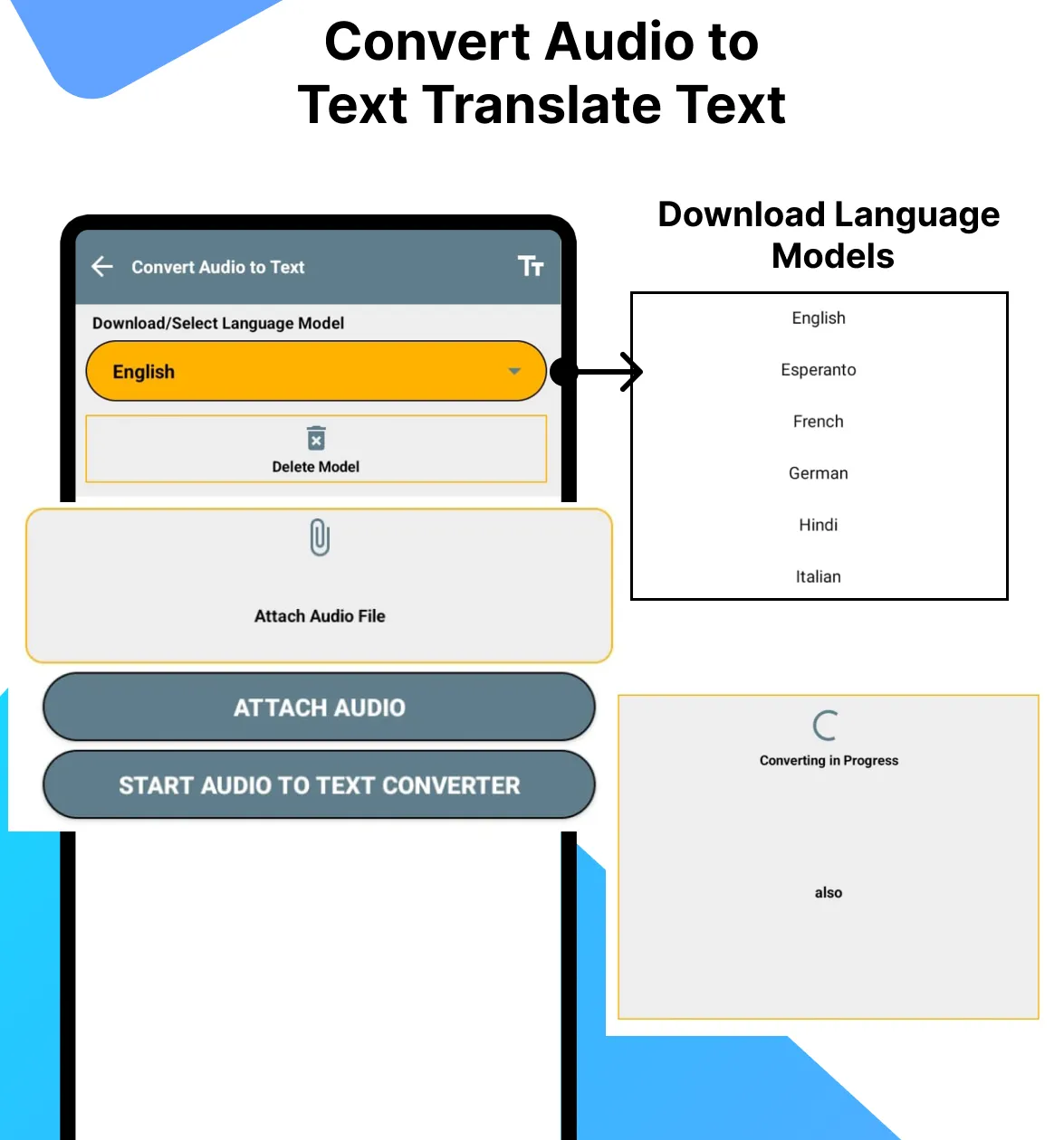 Audio to Text Converter | Indus Appstore | Screenshot