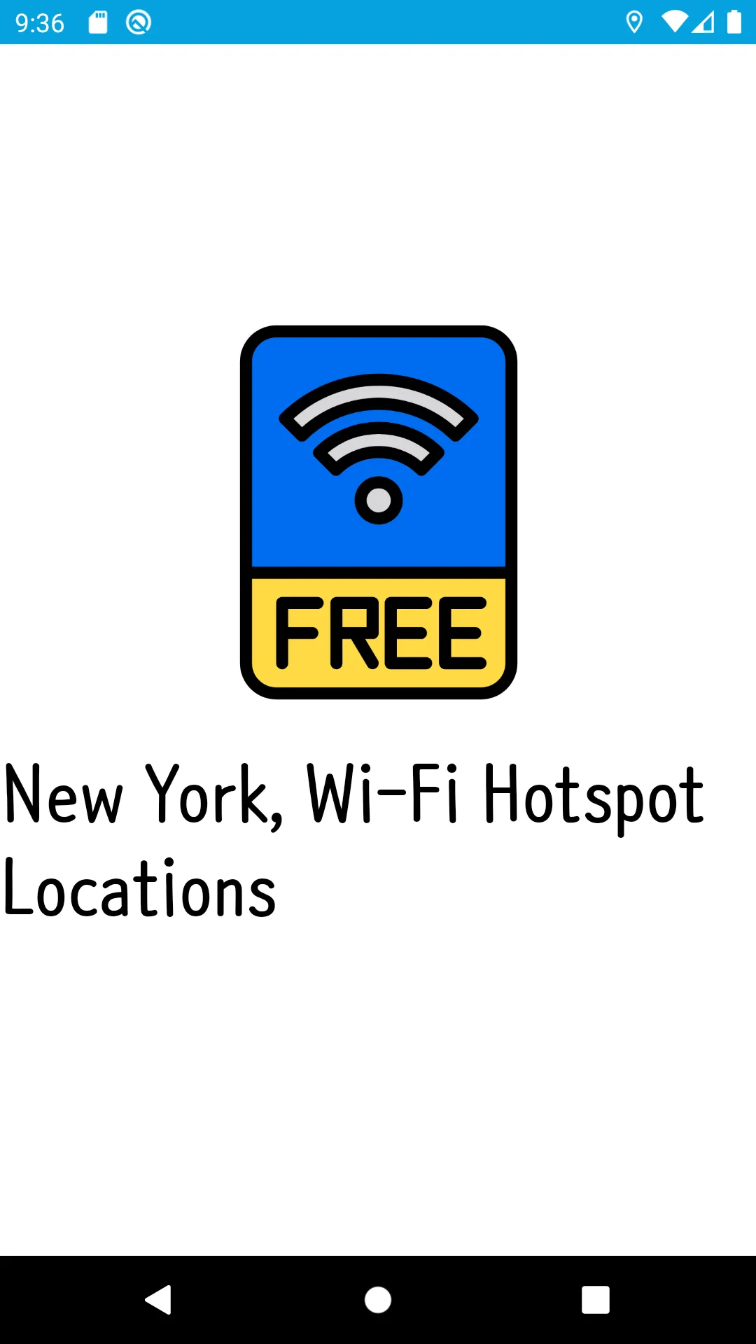 NewYork WiFi Hotspot location | Indus Appstore | Screenshot