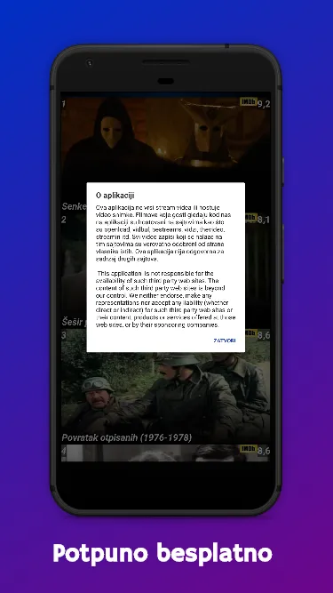 Filmovi online sa prevodom | Indus Appstore | Screenshot