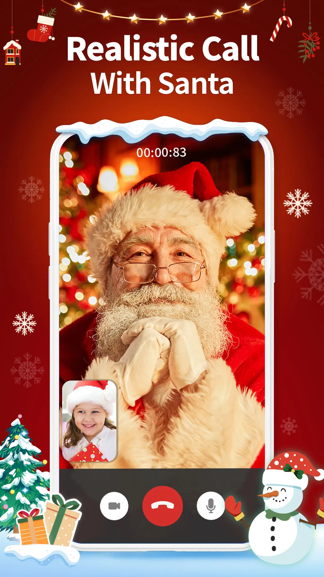 Santa Prank Call: Fake video | Indus Appstore | Screenshot