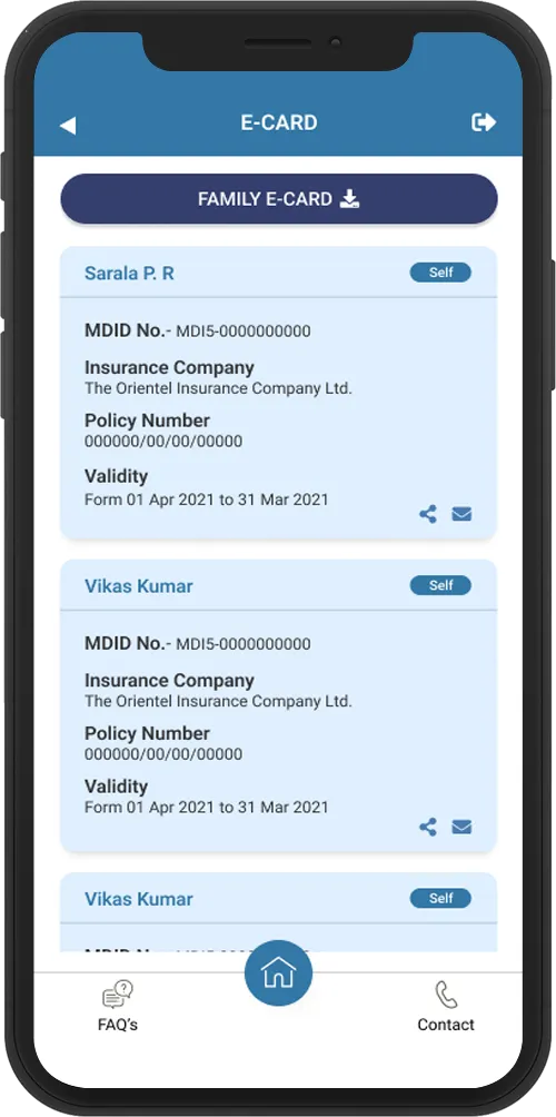 MDI VIT Mediclaim | Indus Appstore | Screenshot