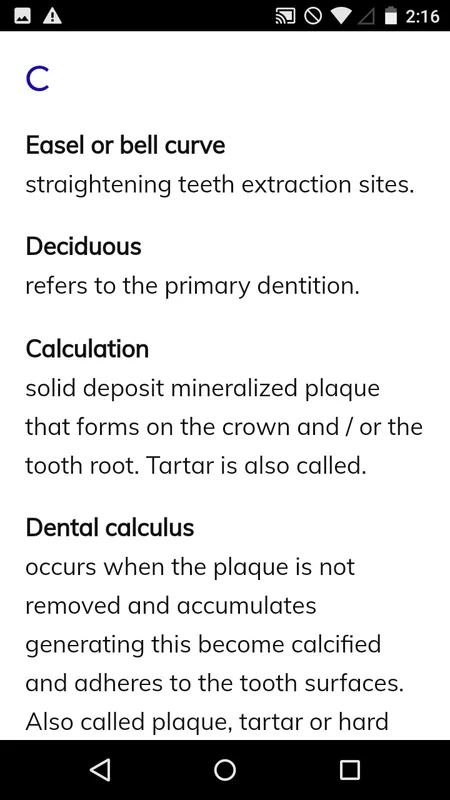 Dental Dictionary | Indus Appstore | Screenshot