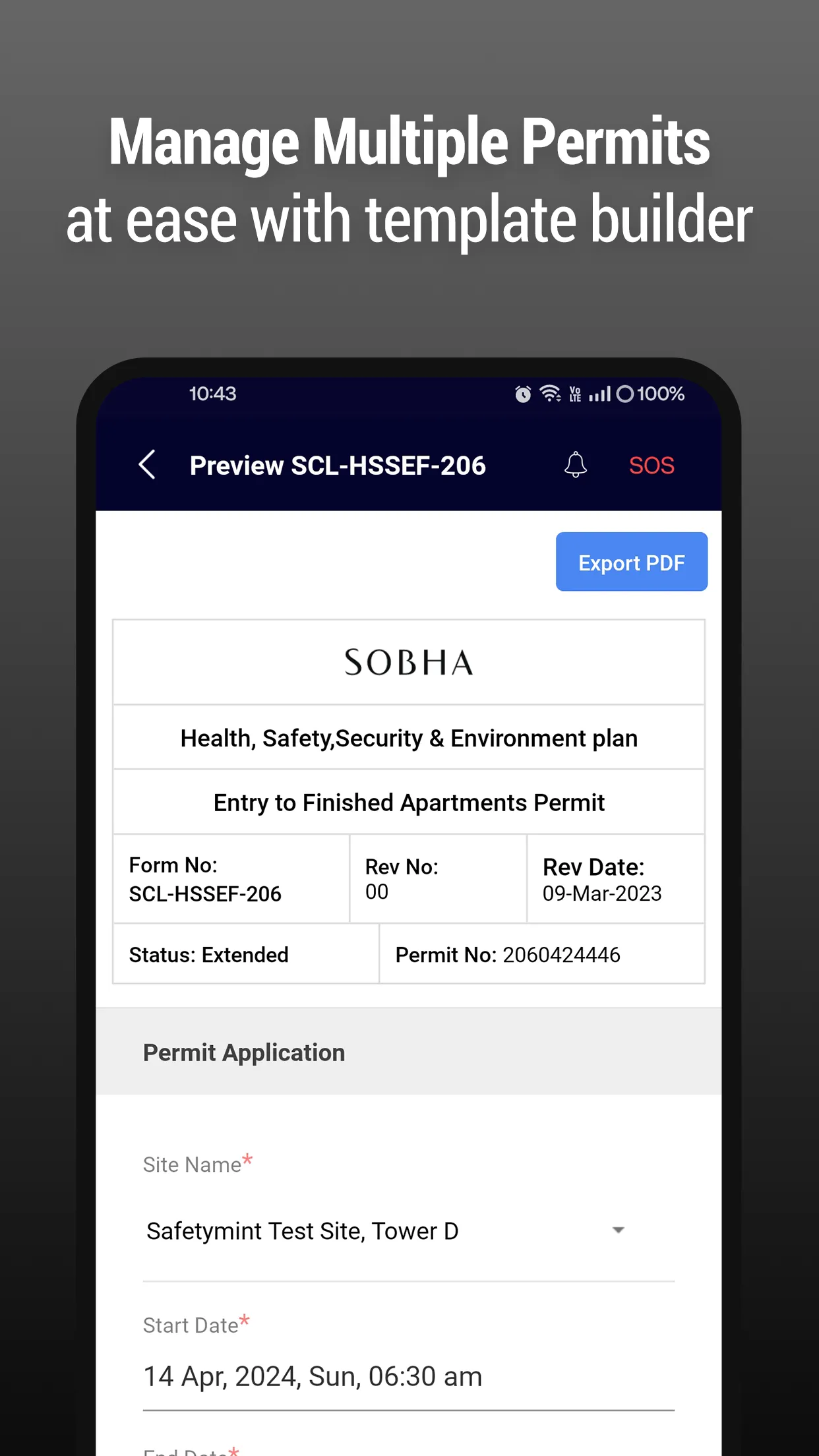 Sobha HSSE | Indus Appstore | Screenshot