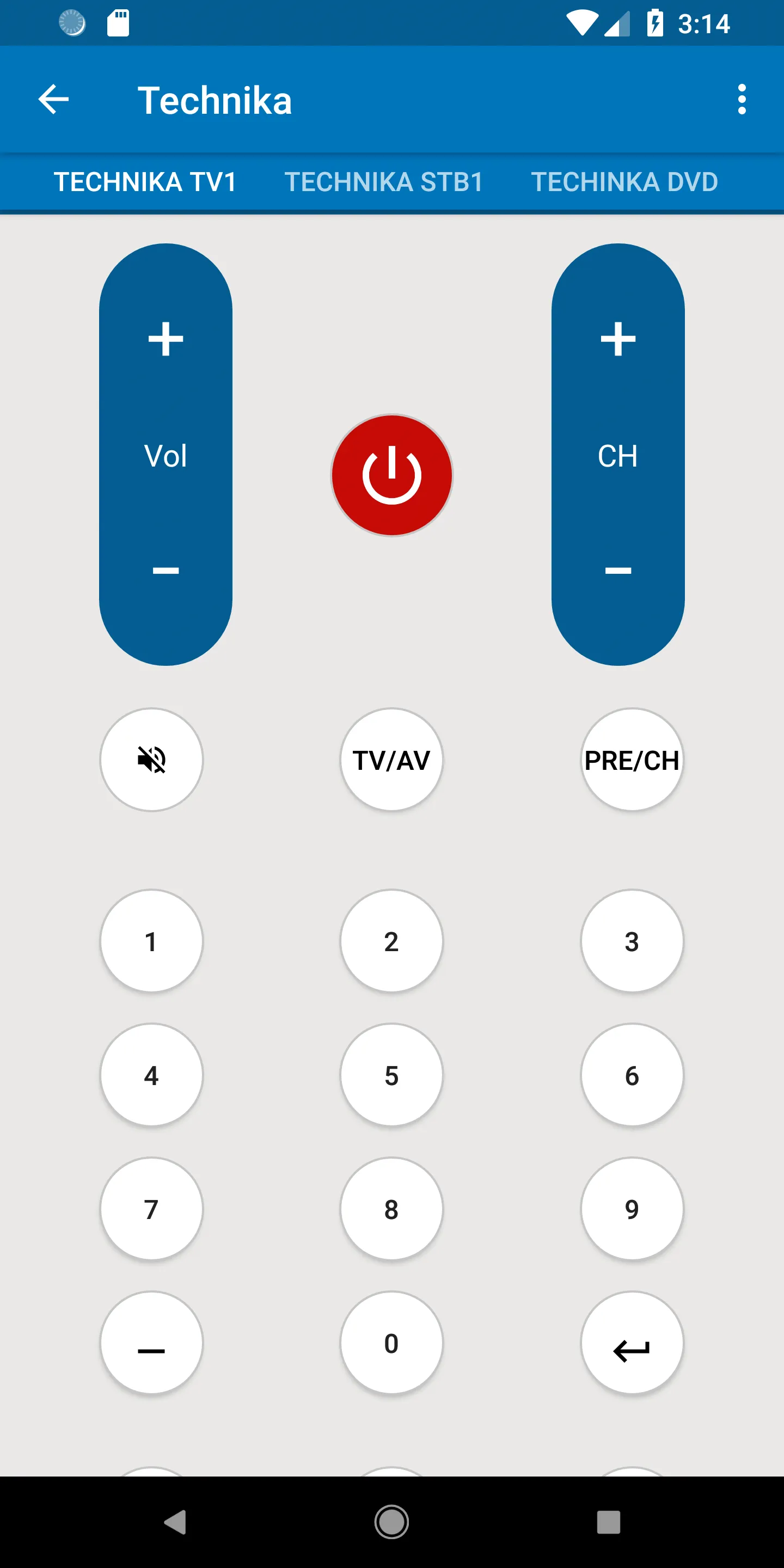 Technika TV Remote | Indus Appstore | Screenshot