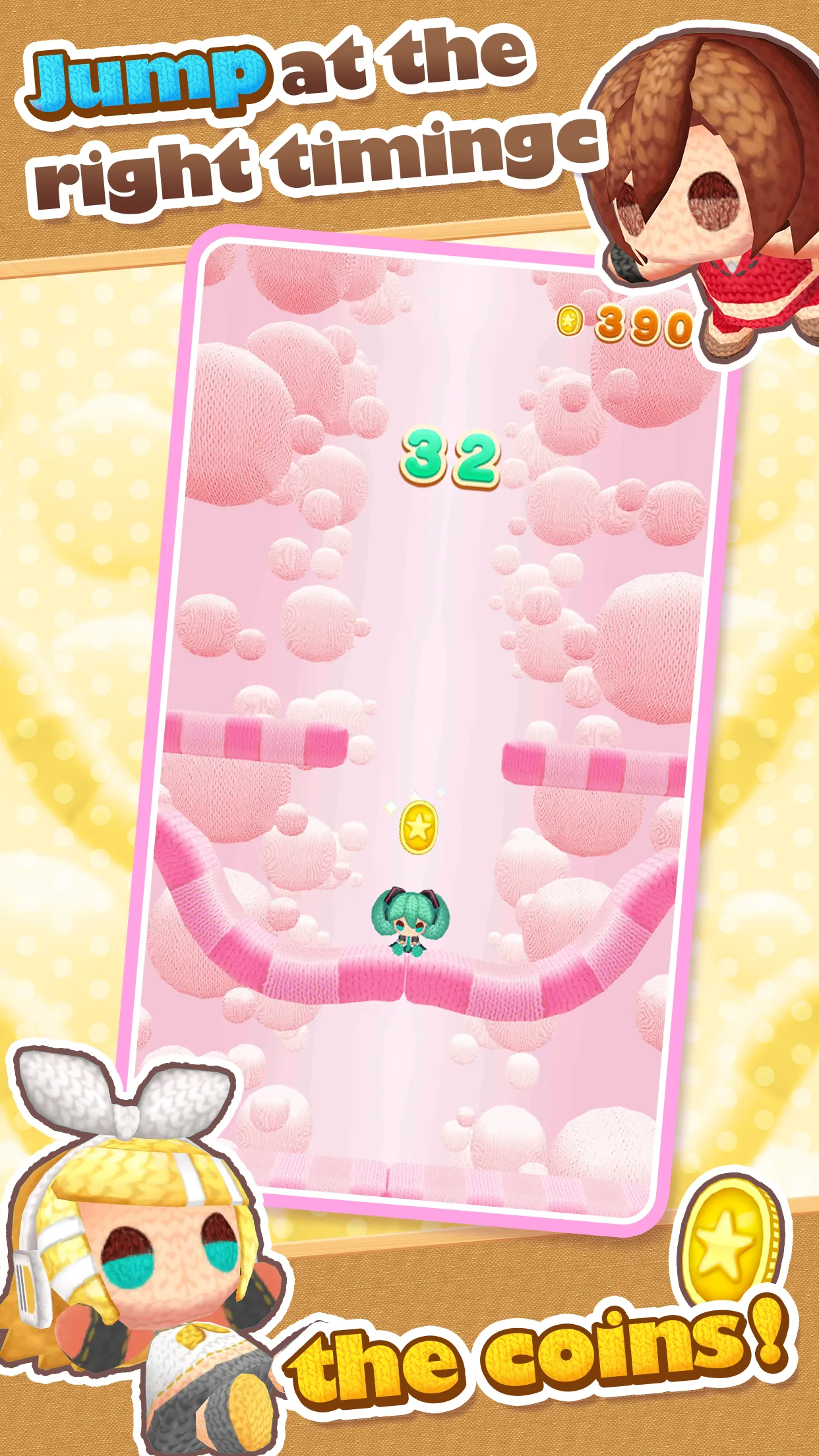 Hatsune Miku Amiguru Jump | Indus Appstore | Screenshot