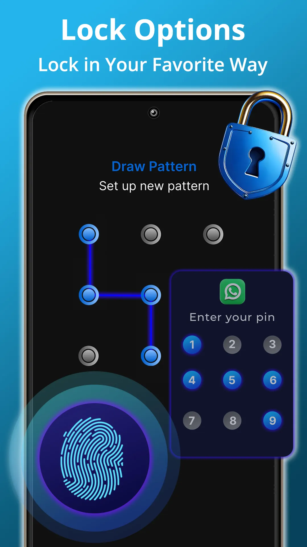 Finger Lock-  App Hider, Vault | Indus Appstore | Screenshot