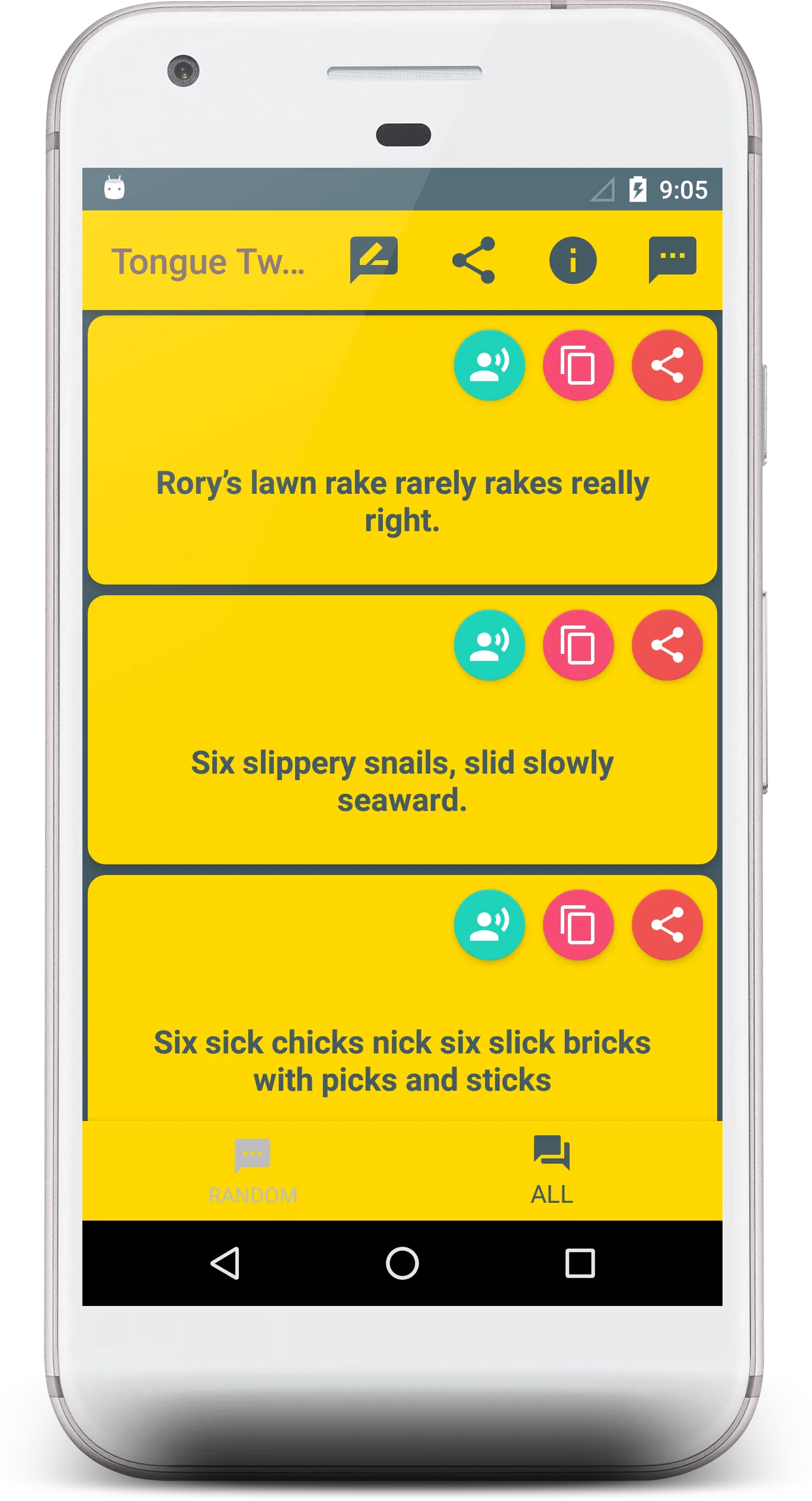 Tongue Twisters In English | Indus Appstore | Screenshot