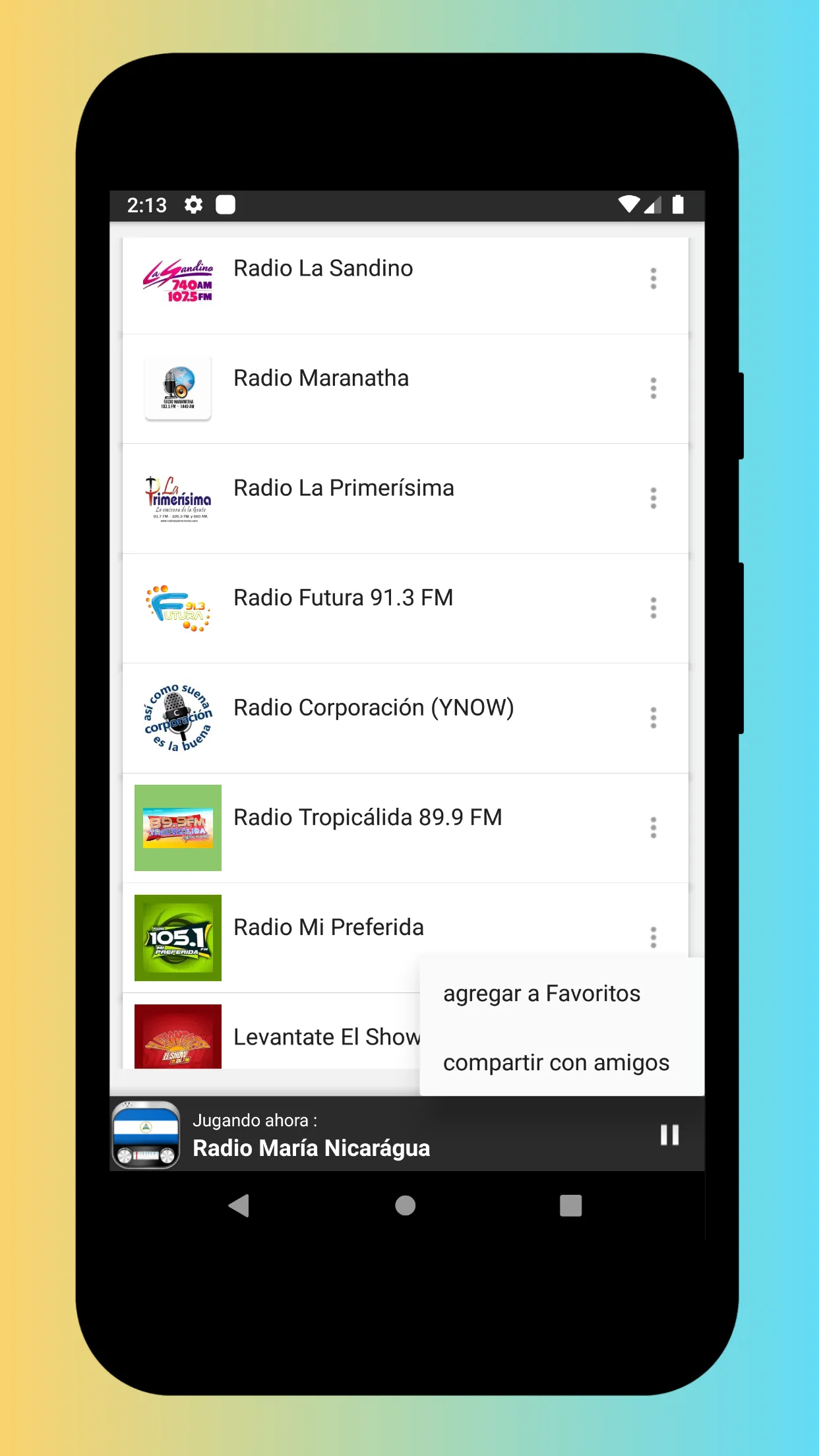 Radio Nicaragua - Radio Online | Indus Appstore | Screenshot