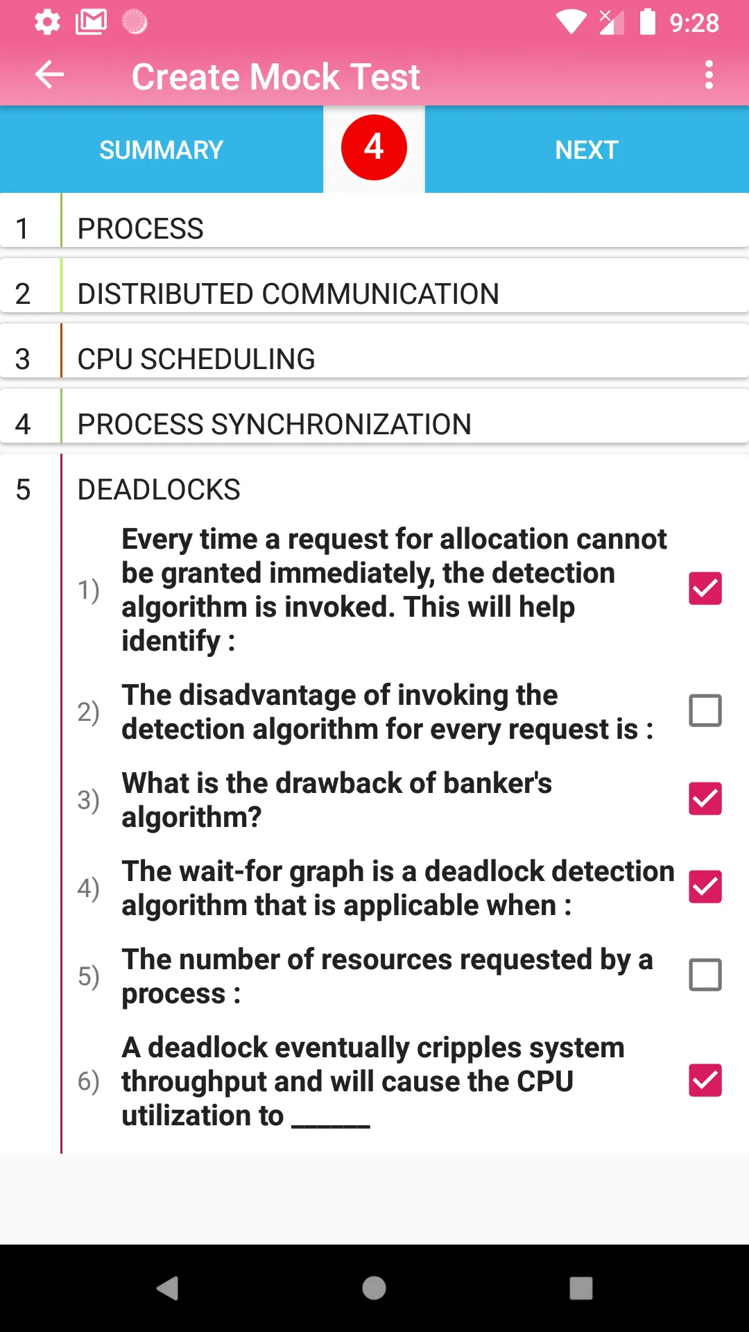 Operating System Notes & MCQs | Indus Appstore | Screenshot