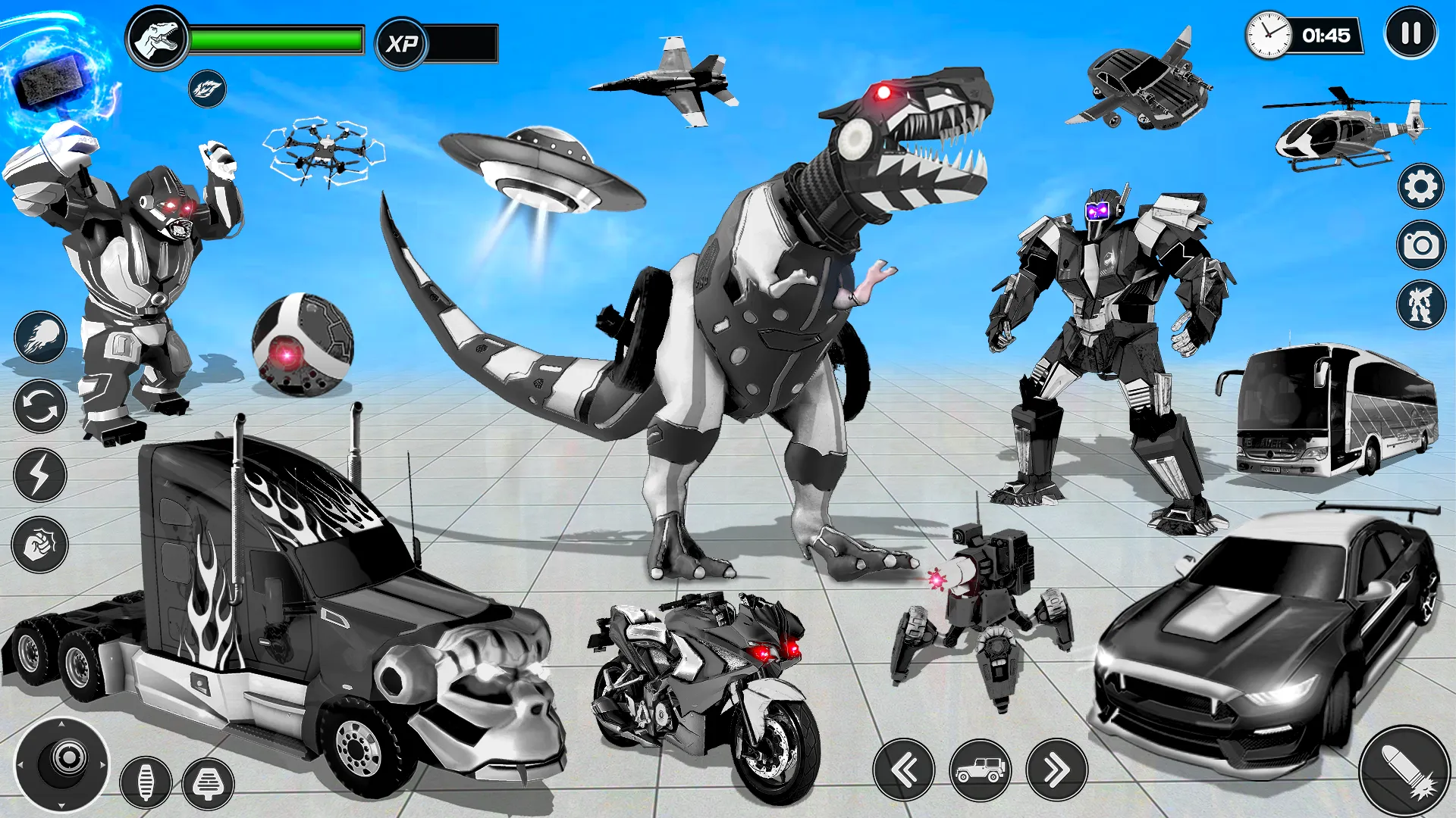 Dino Car Robot Transform Games | Indus Appstore | Screenshot