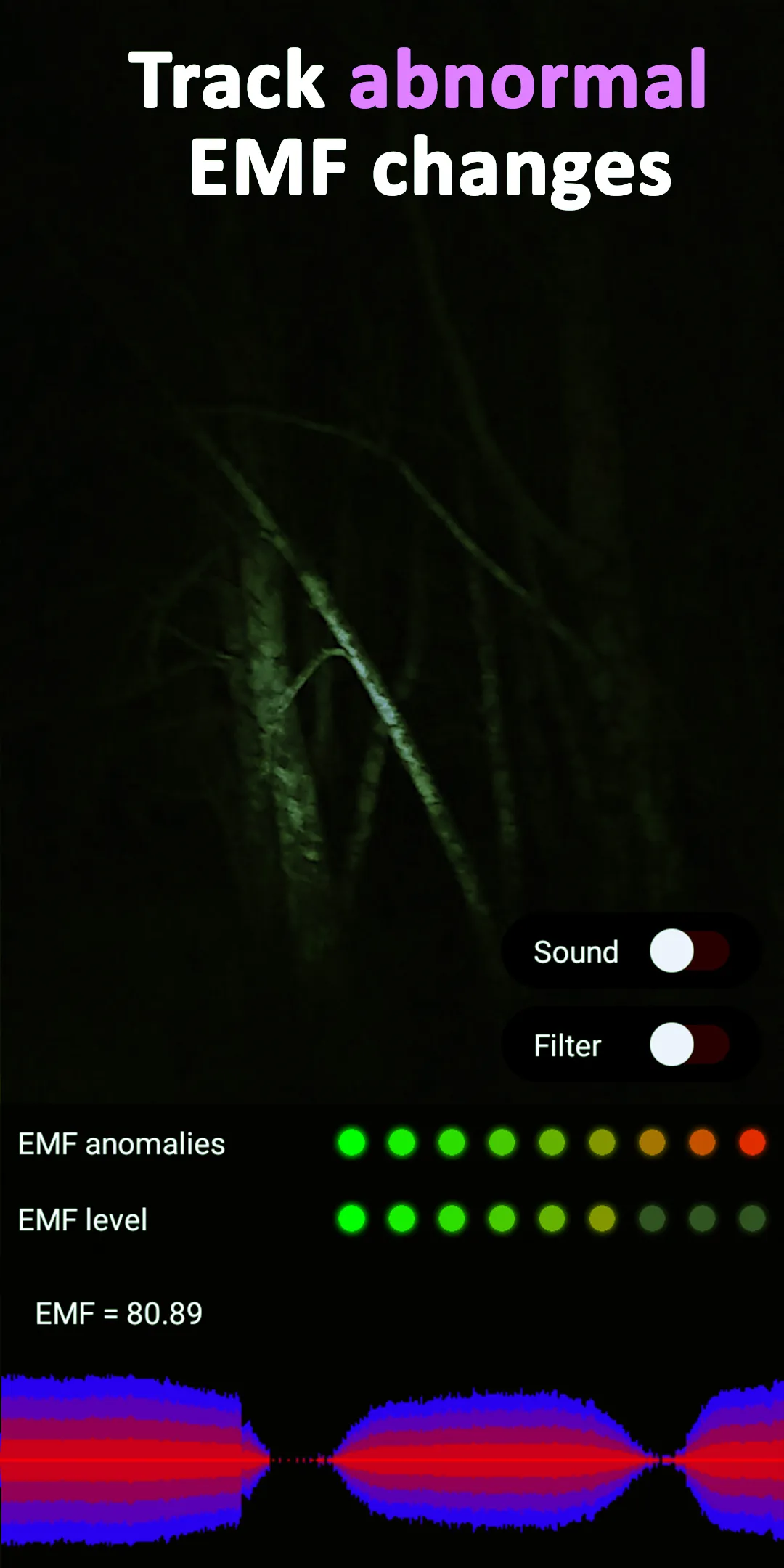 EMF Ghost Detector and Camera | Indus Appstore | Screenshot