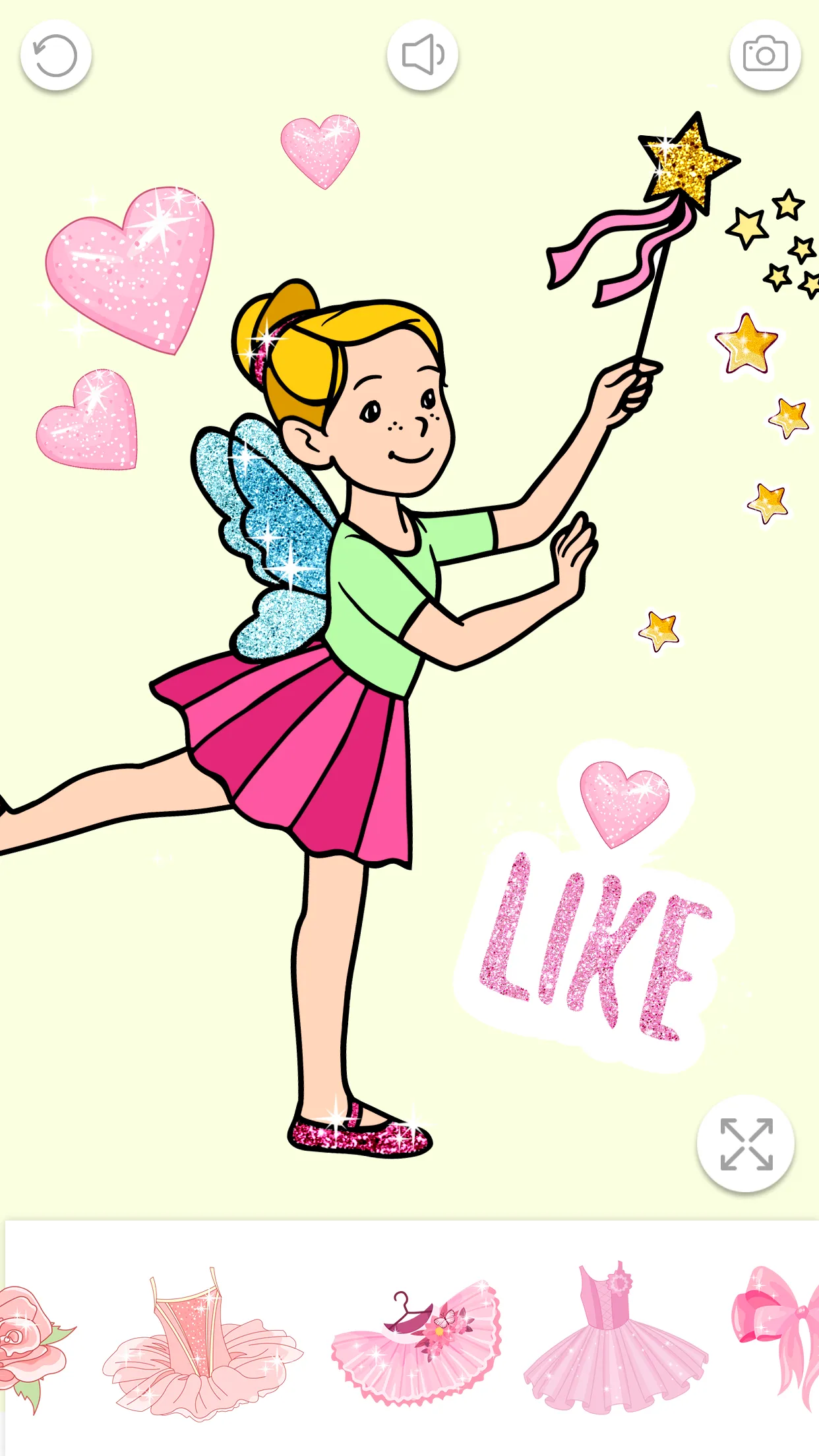 Ballet Color Glitter for Girls | Indus Appstore | Screenshot