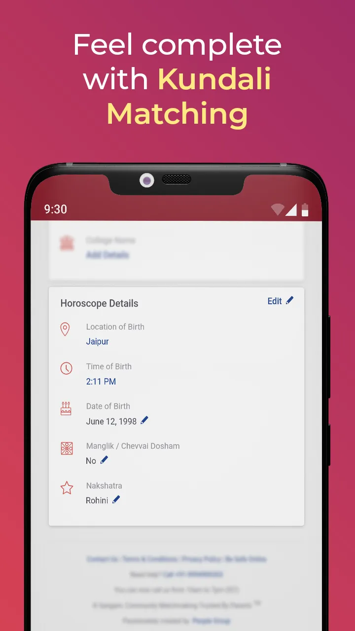 Marwari Matrimony by Sangam | Indus Appstore | Screenshot