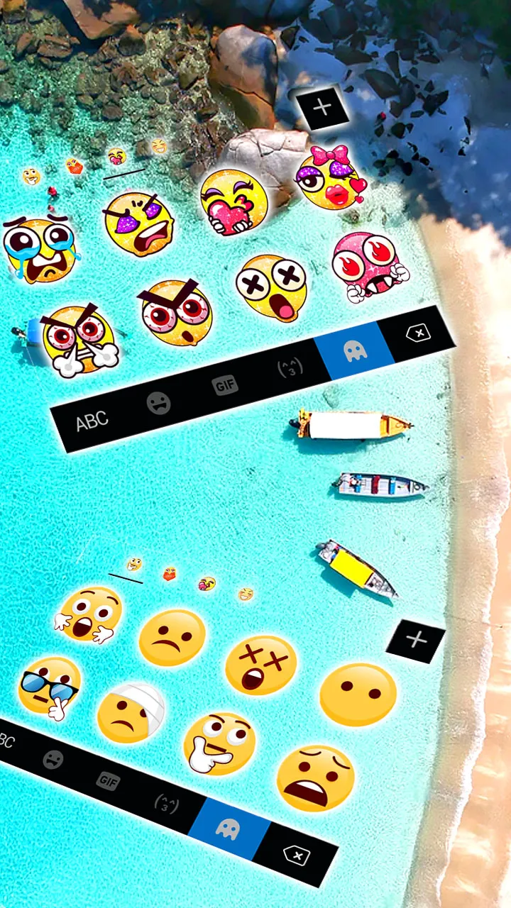 Tropical Transparent Keyboard  | Indus Appstore | Screenshot