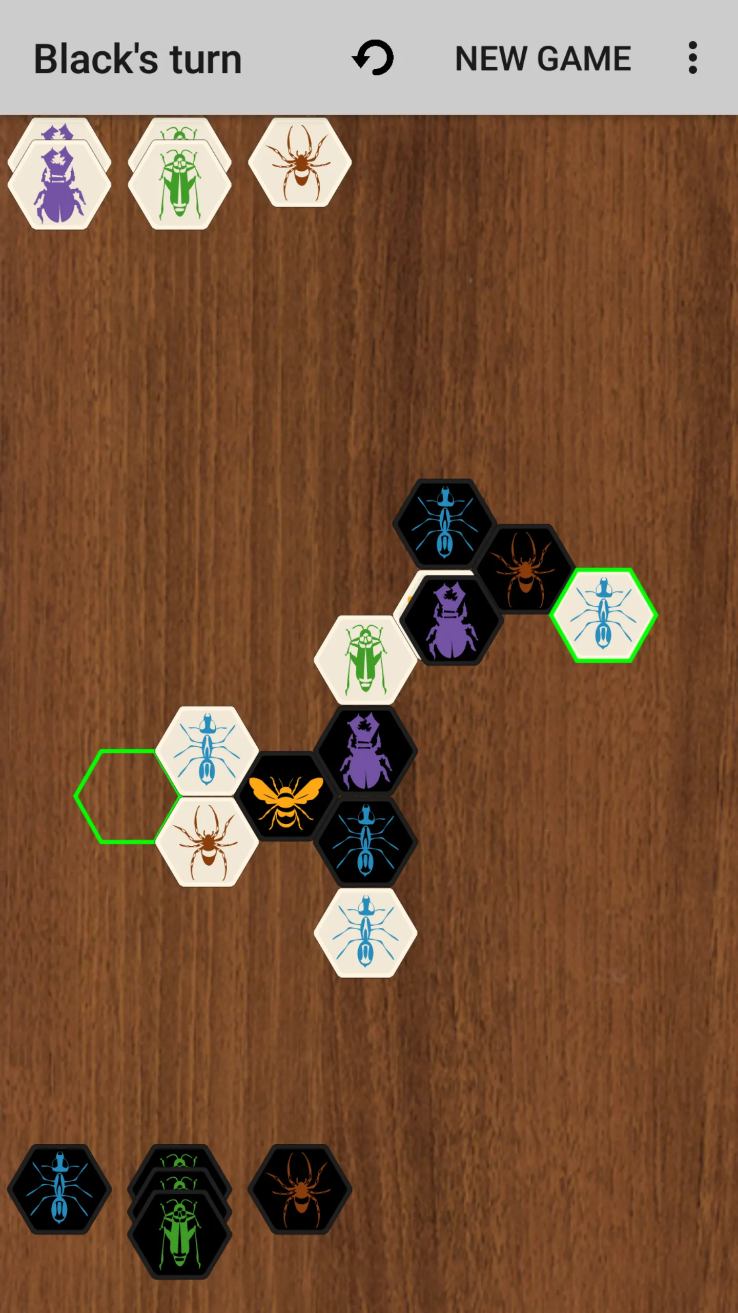 Hive with AI (board game) | Indus Appstore | Screenshot