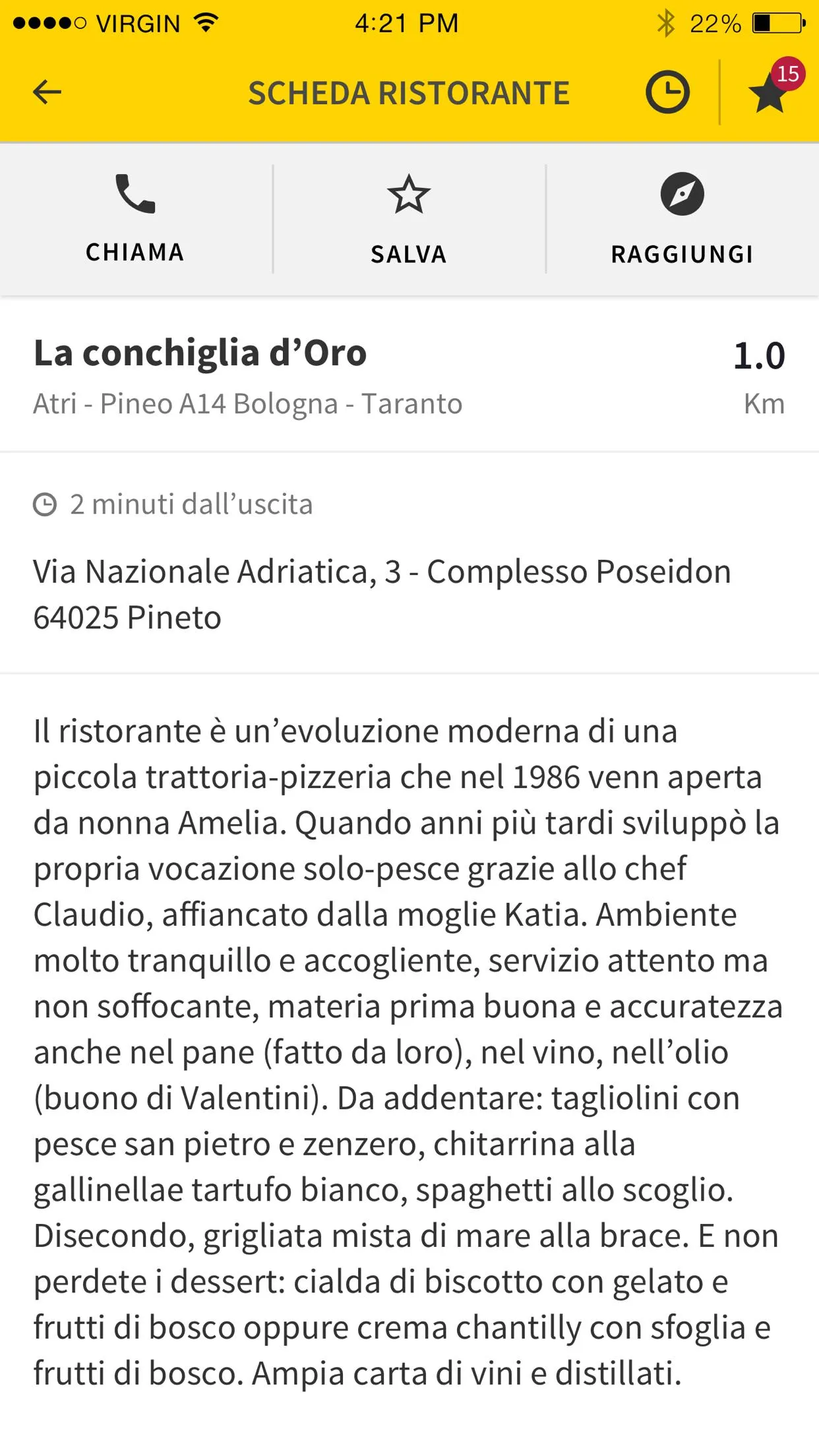 Fuoricasello Guida Ristoranti | Indus Appstore | Screenshot