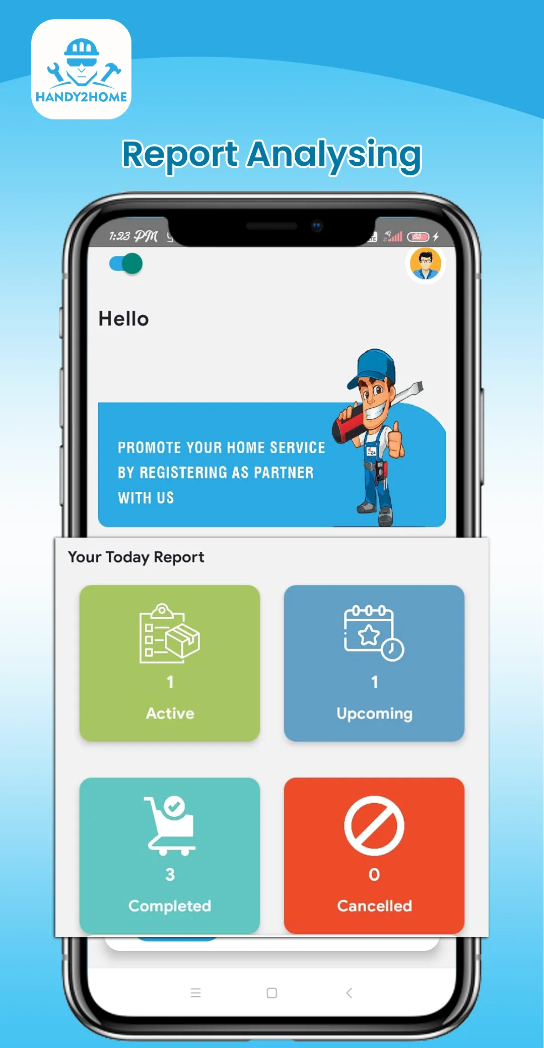 Handy2Home Partner | Indus Appstore | Screenshot